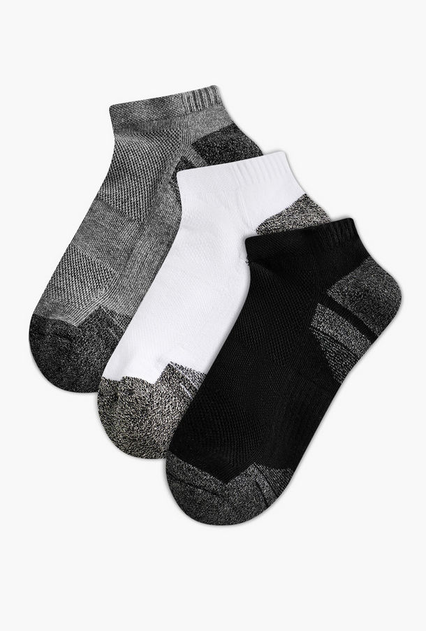 Men Socks Ankle Length Half Terry - Set of 3-men-socks-image-1
