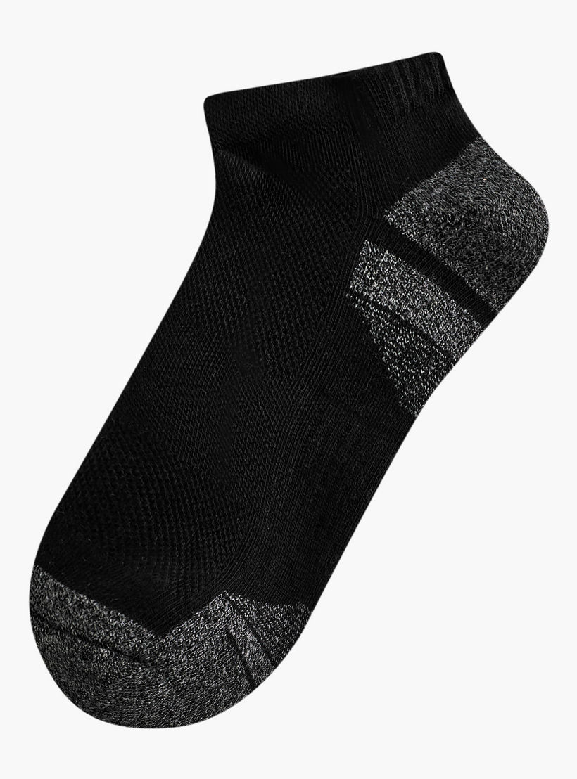 Men Socks Ankle Length Half Terry - Set of 3-men-socks-image-2