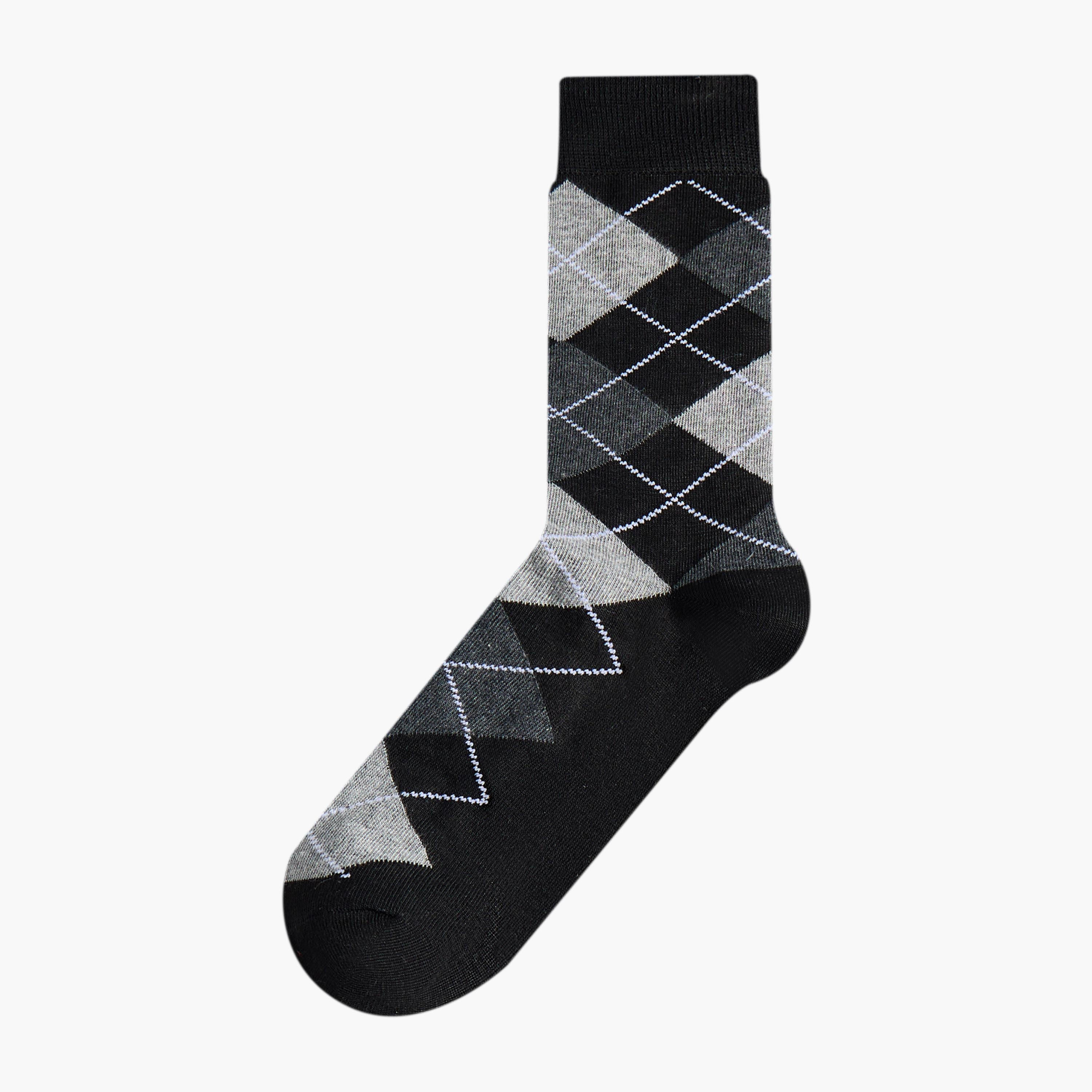 Men Socks Crew Length - Set of 3-men-socks-image-2
