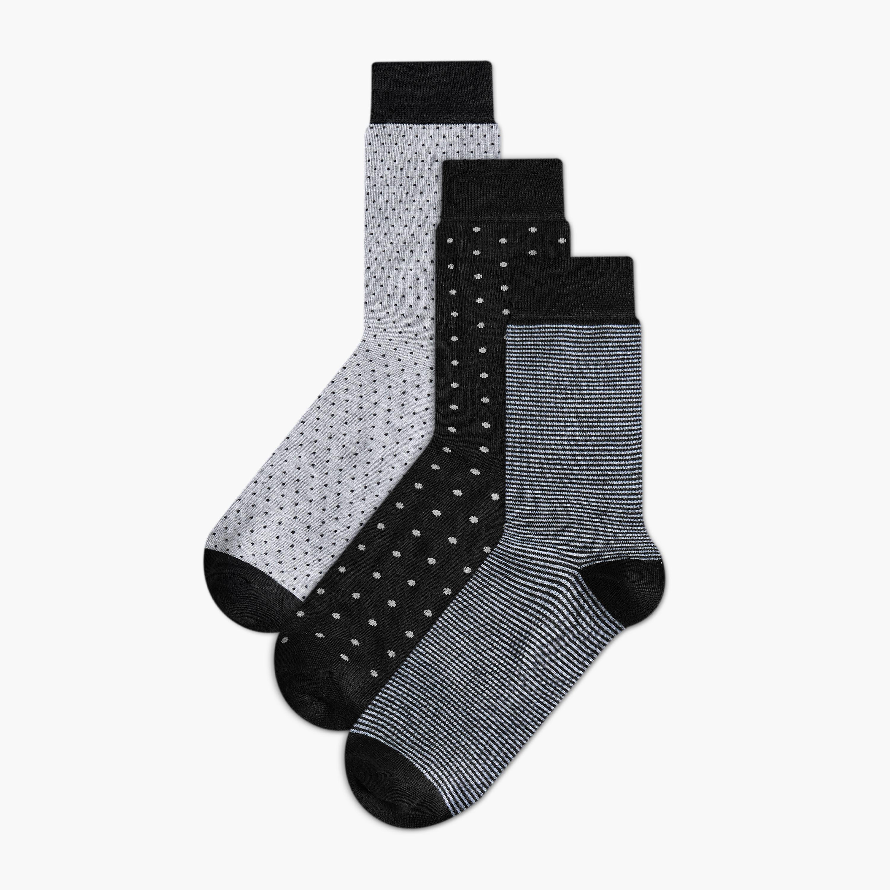 جوارب رجالية بطول متوسط للرجال - طقم من 3-men-socks-image-5