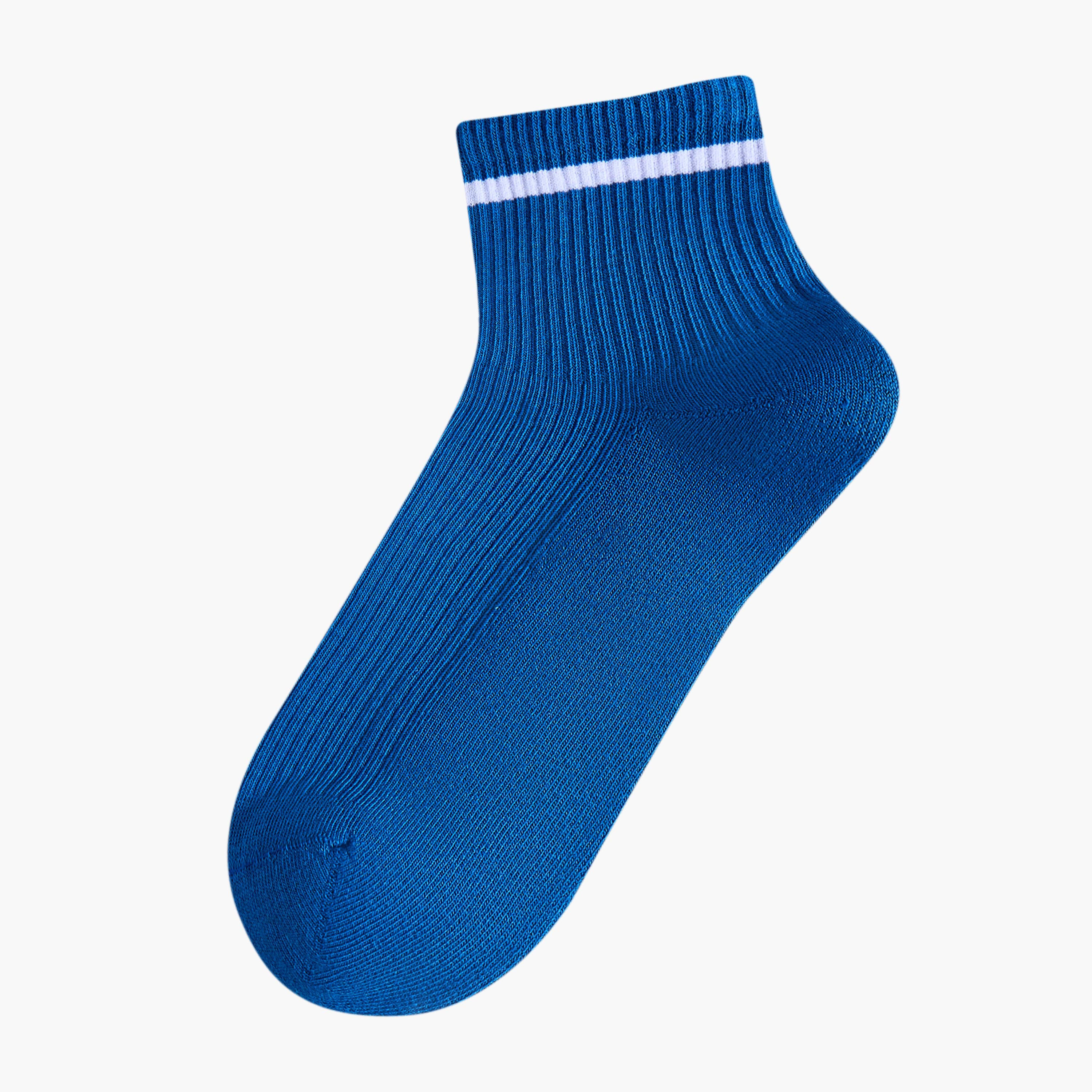 جوارب تيري طول الكاحل للرجال - طقم من 5-men-socks-image-2