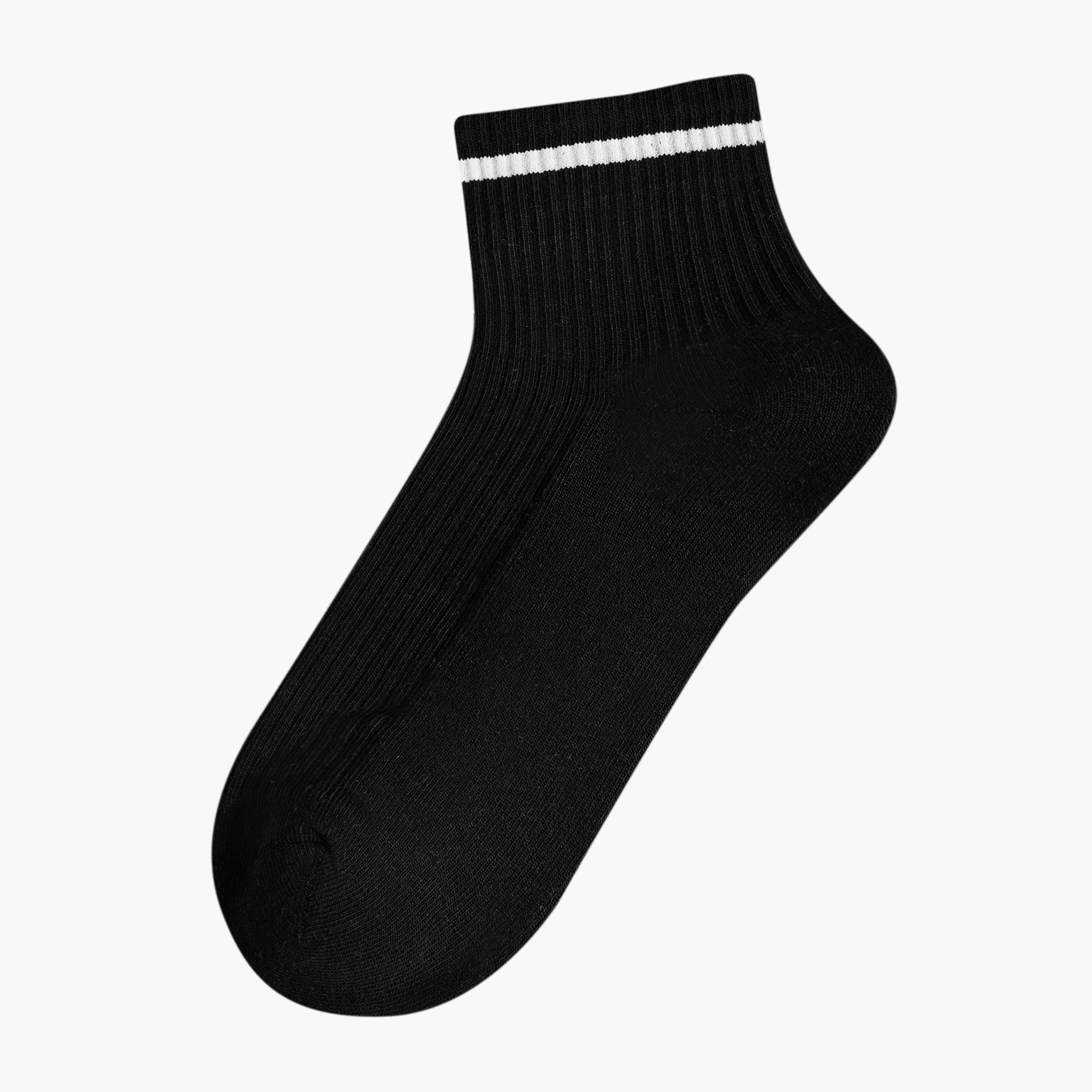 جوارب تيري طول الكاحل للرجال - طقم من 5-men-socks-image-4
