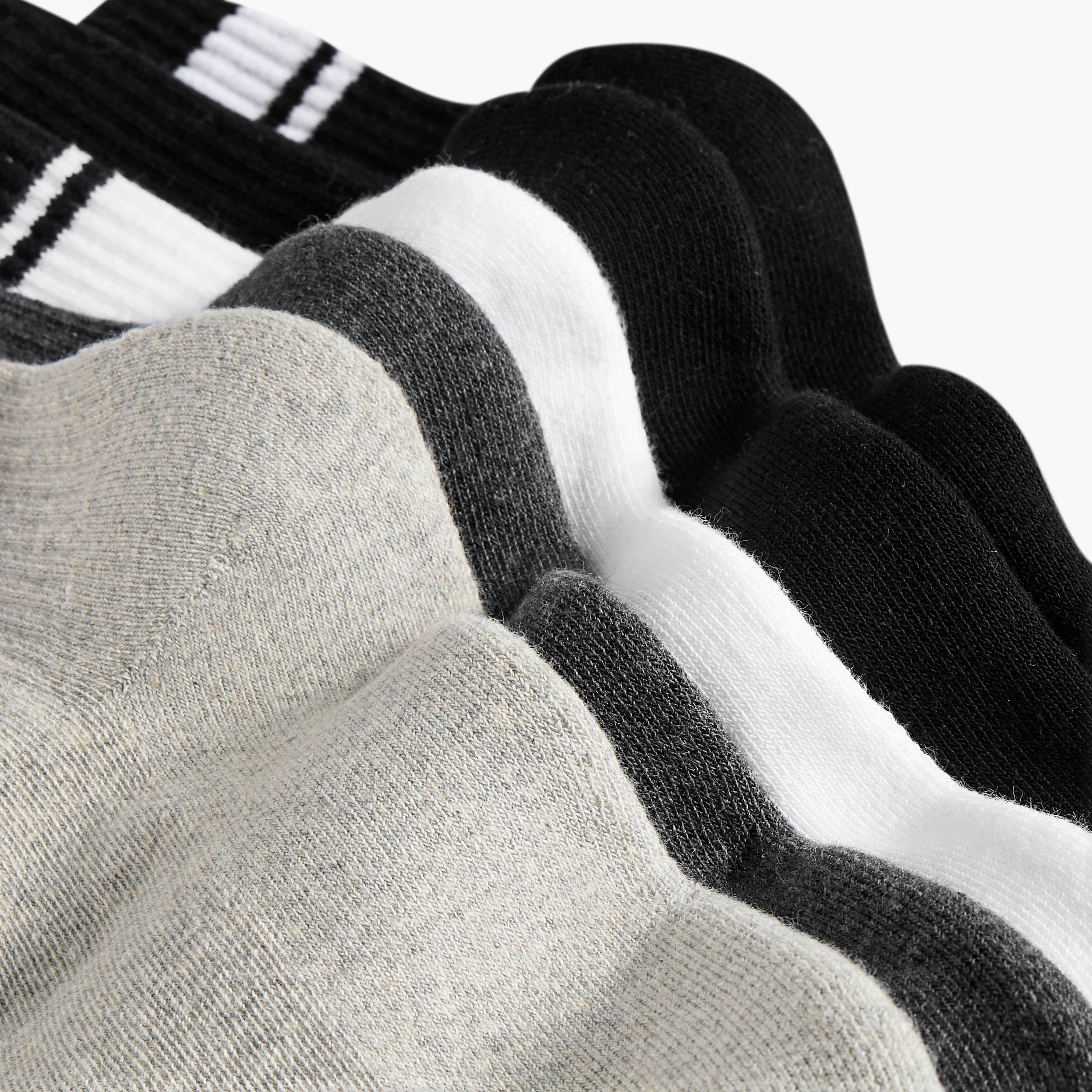 جوارب تيري طول الكاحل للرجال - طقم من 5-men-socks-image-4