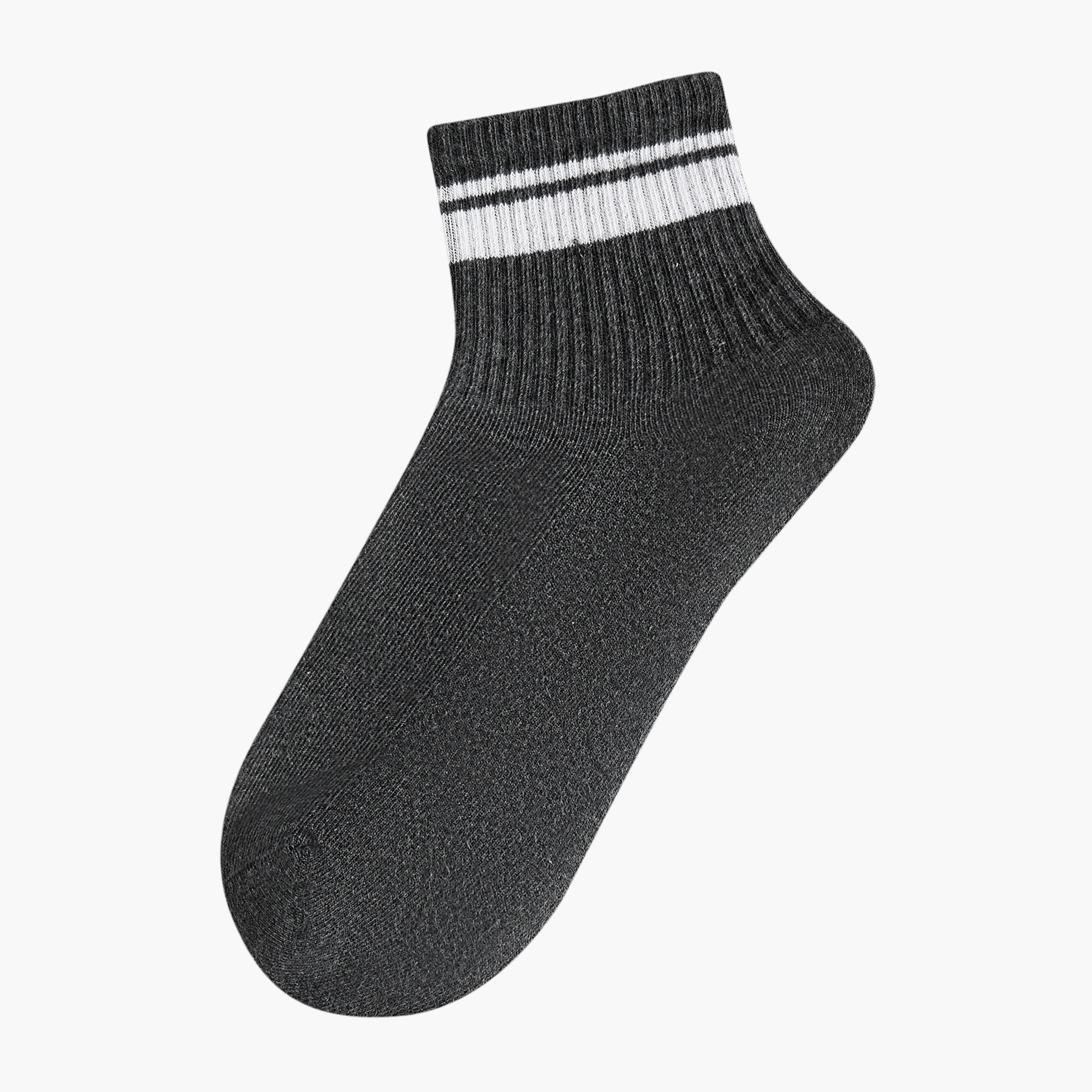 Men Socks Ankle Length Terry - Set of 5-men-socks-image-2