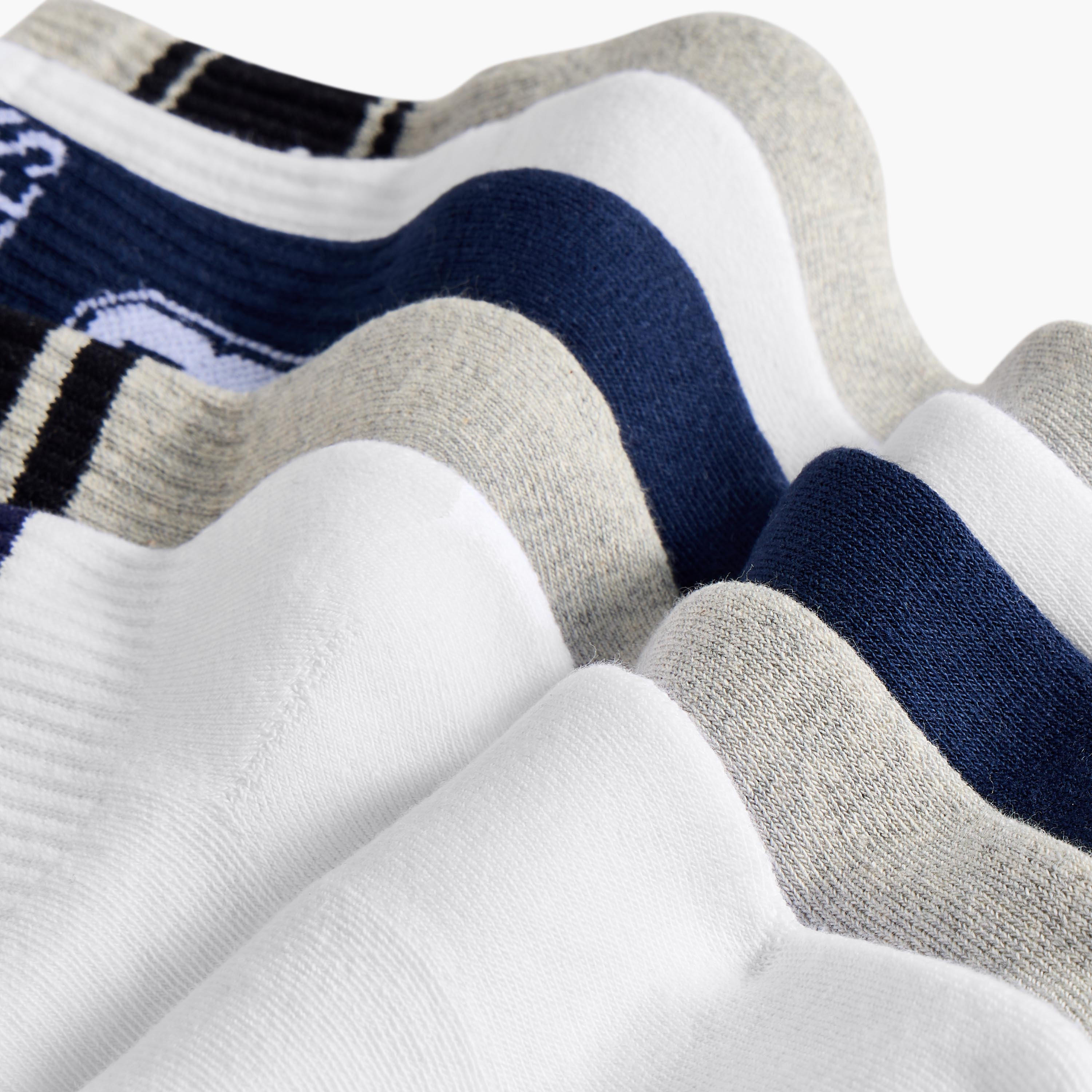 جوارب تيري طول الكاحل للرجال - طقم من 5-men-socks-image-4
