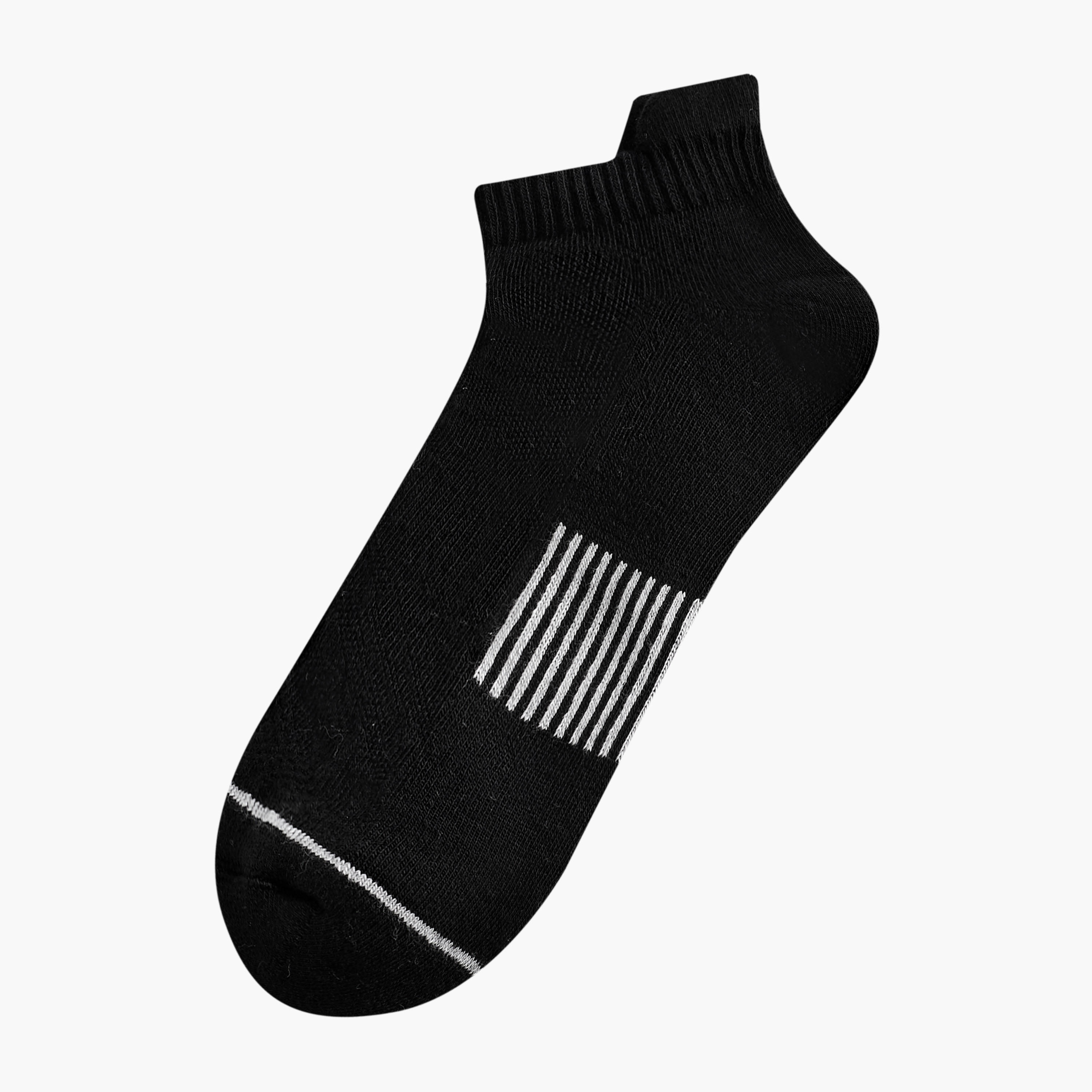 طقم جوارب نصف تيري 3 أزواج بطول الكاحل للرجال-men-socks-image-4
