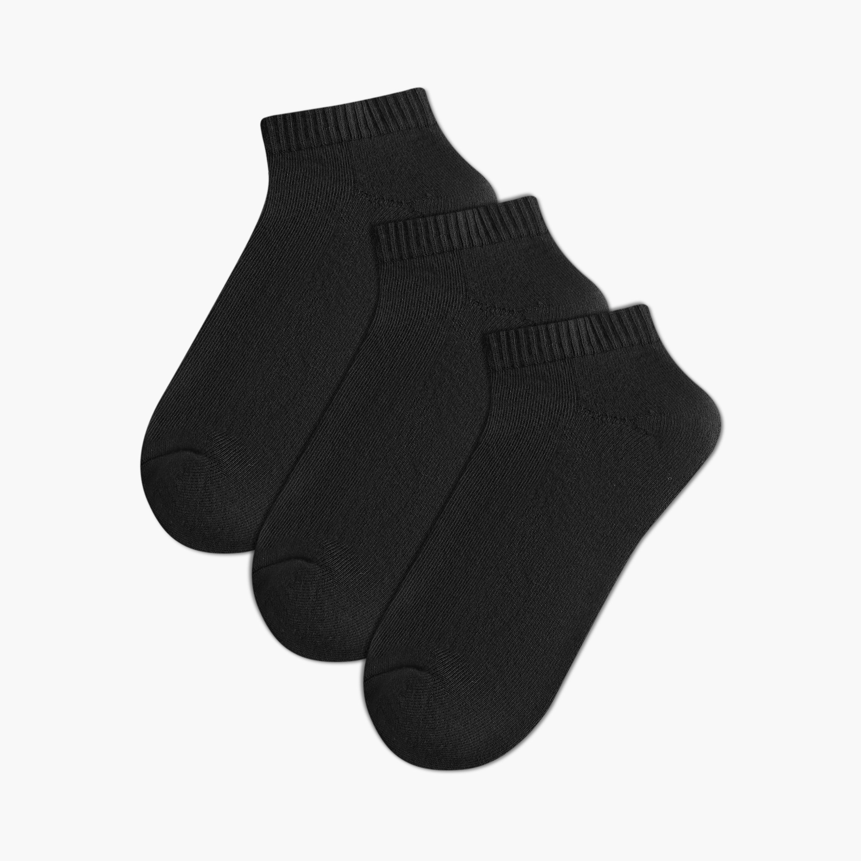 Men Socks Ankle Length Half Terry - Set of 3-men-socks-image-1