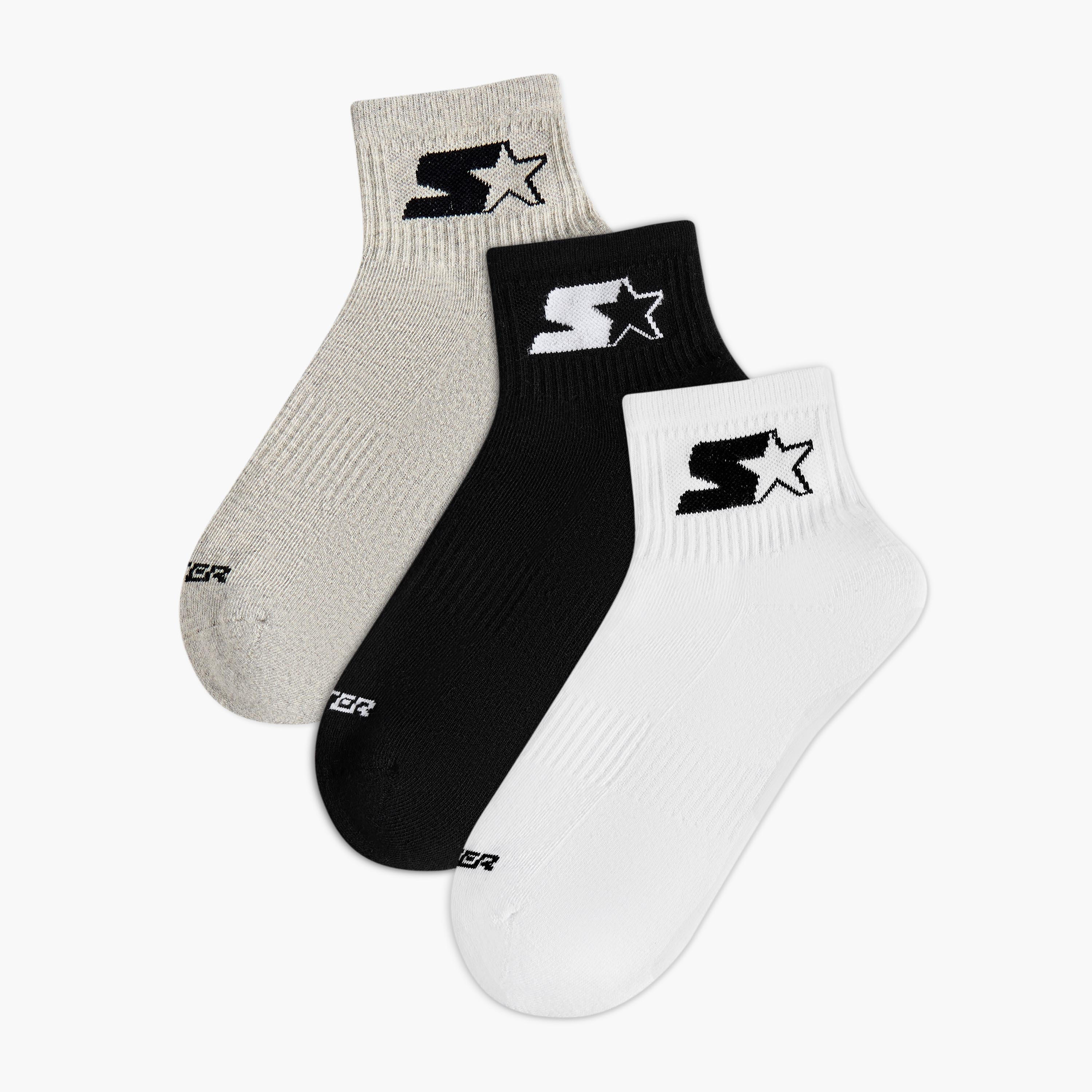 Starter Men Socks Ankle Length Terry - Set of 3-men-socks-image-1