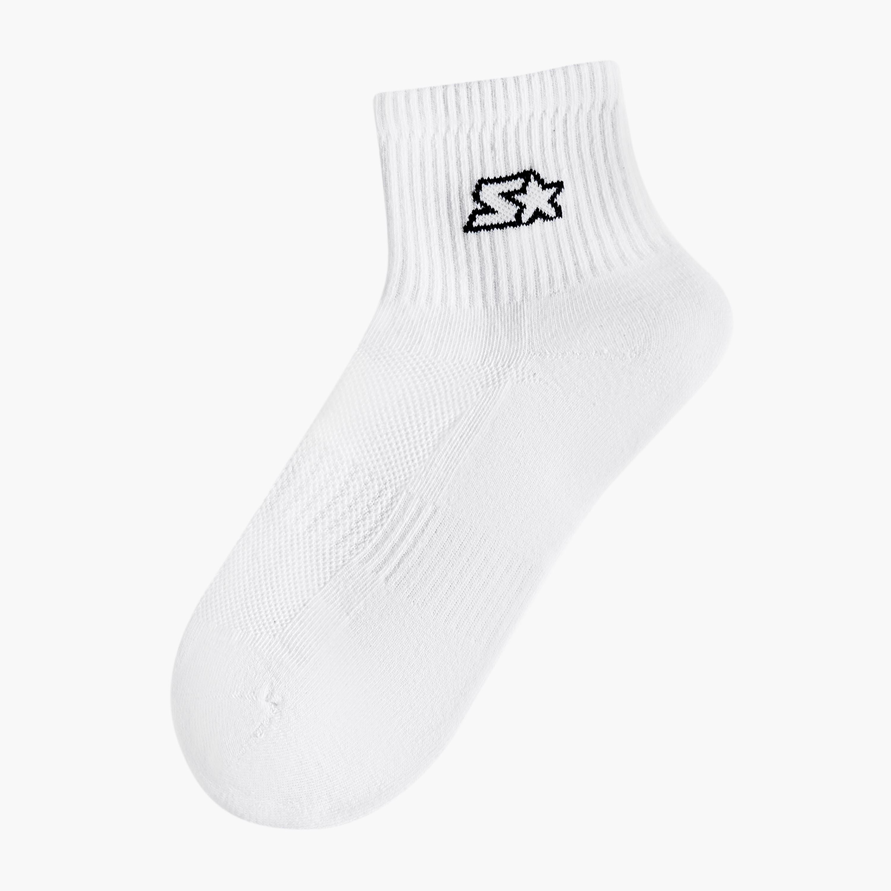 طقم جوارب 3 أزواج تيري بطول الكاحل للرجال من ستارتر-men-socks-image-4