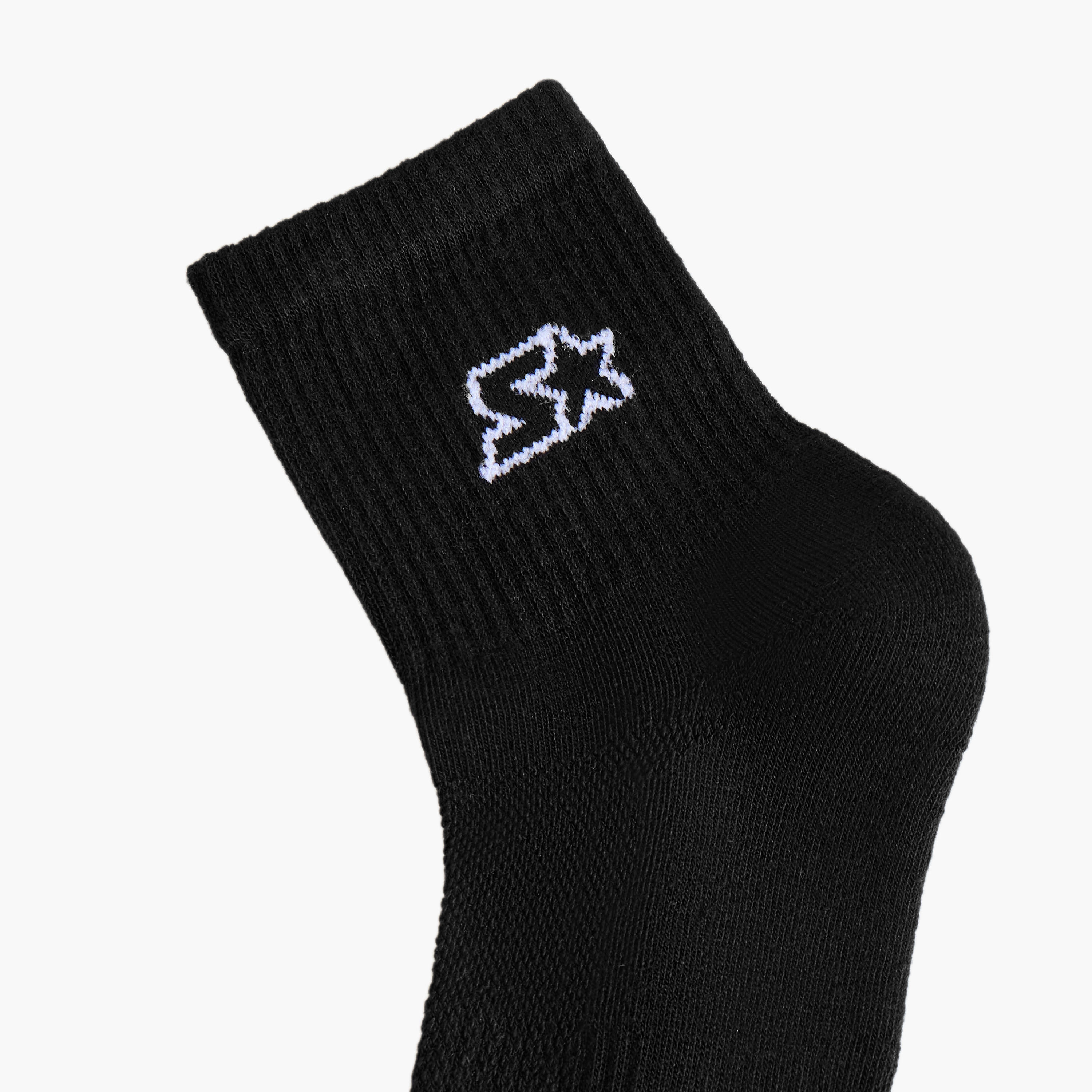طقم جوارب 3 أزواج تيري بطول الكاحل للرجال من ستارتر-men-socks-image-1
