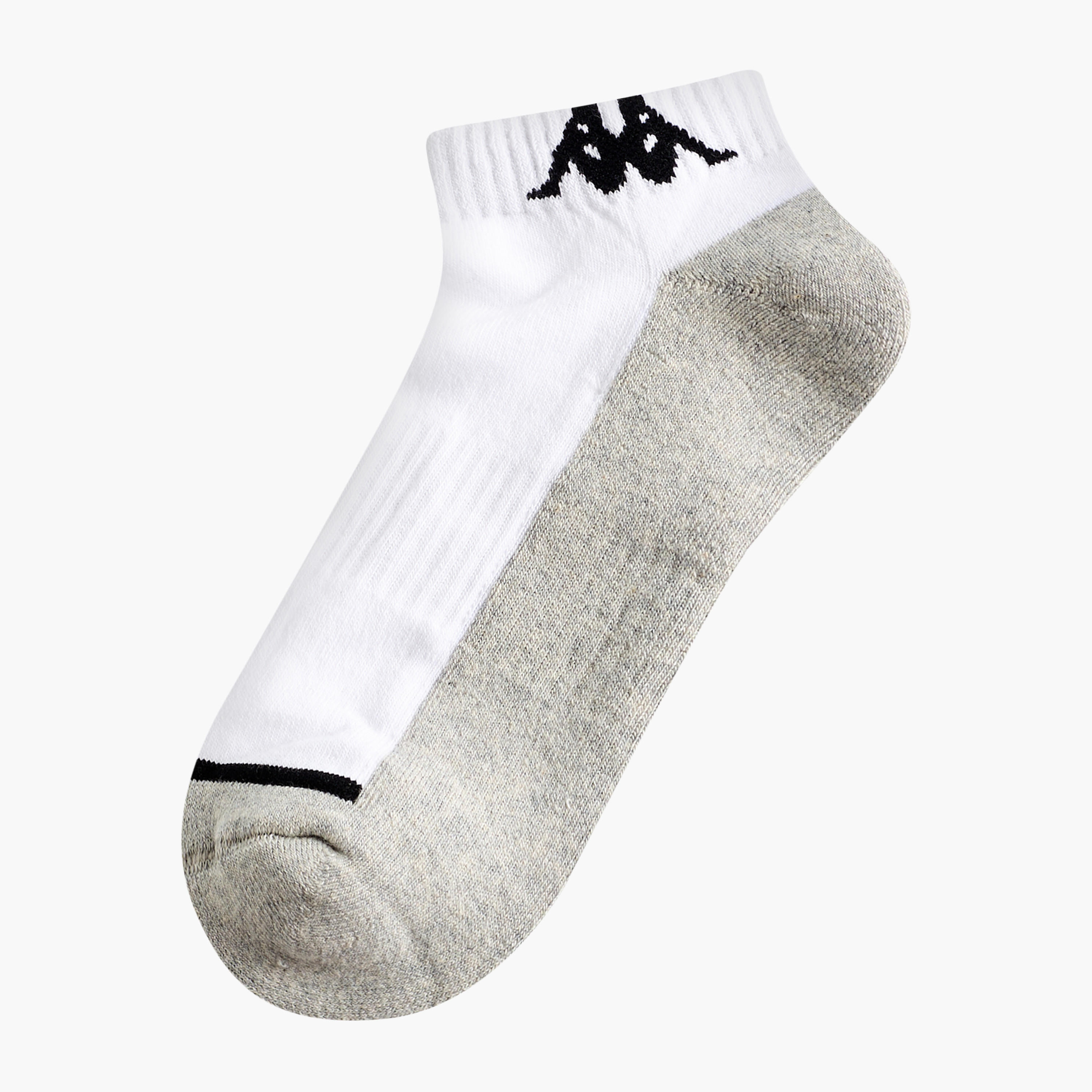 طقم جوارب نصف تيري 3 أزواج بطول الكاحل للرجال من كابا-men-socks-image-2