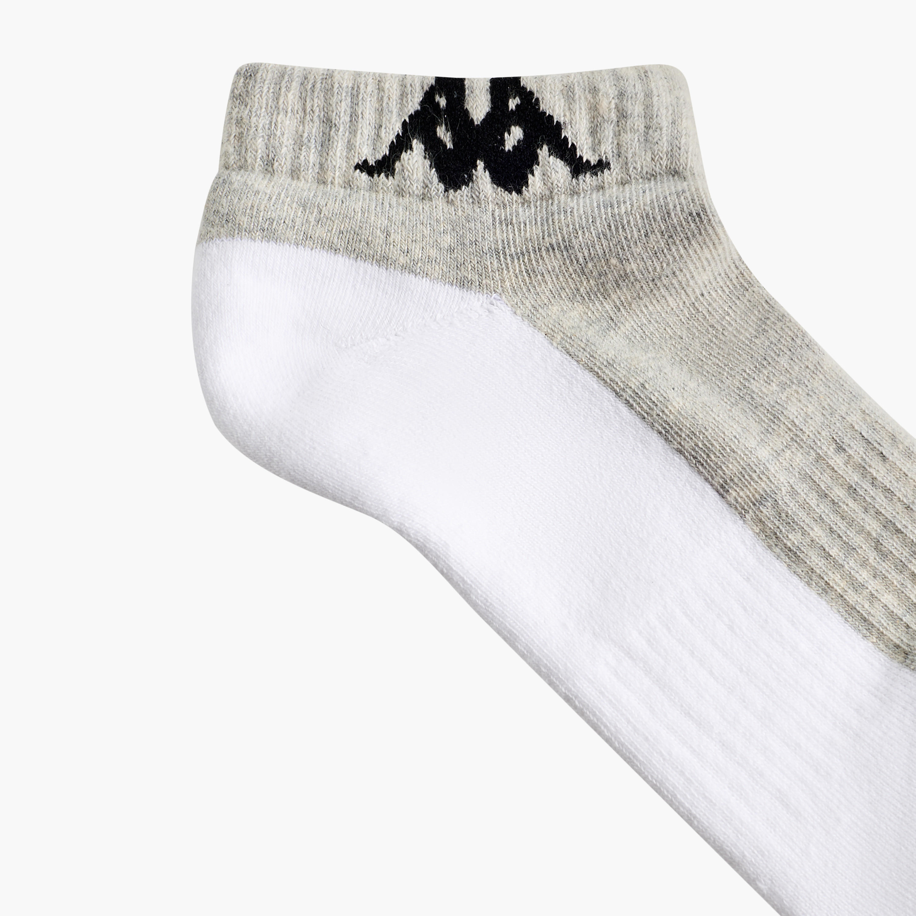 طقم جوارب نصف تيري 3 أزواج بطول الكاحل للرجال من كابا-men-socks-image-1