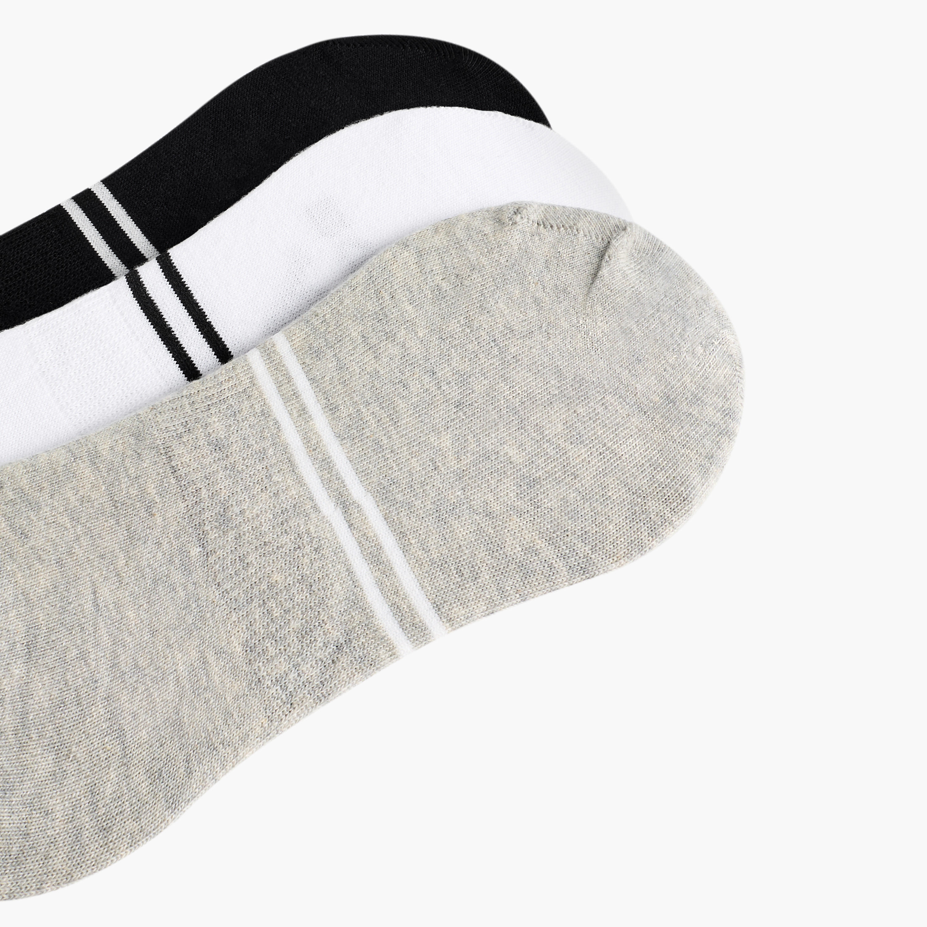 طقم جوارب غير مرئية 3 أزواج للرجال من كابا-men-socks-image-3