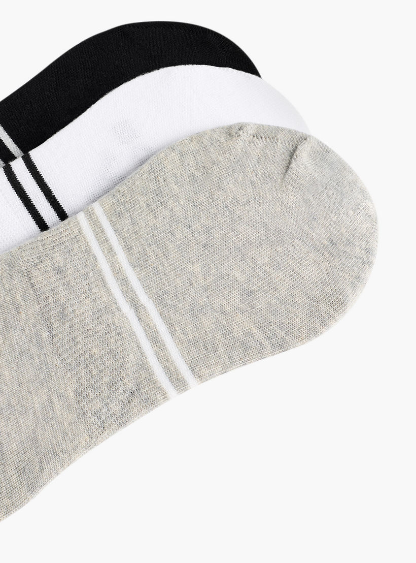 طقم جوارب غير مرئية 3 أزواج للرجال من كابا-men-socks-image-3