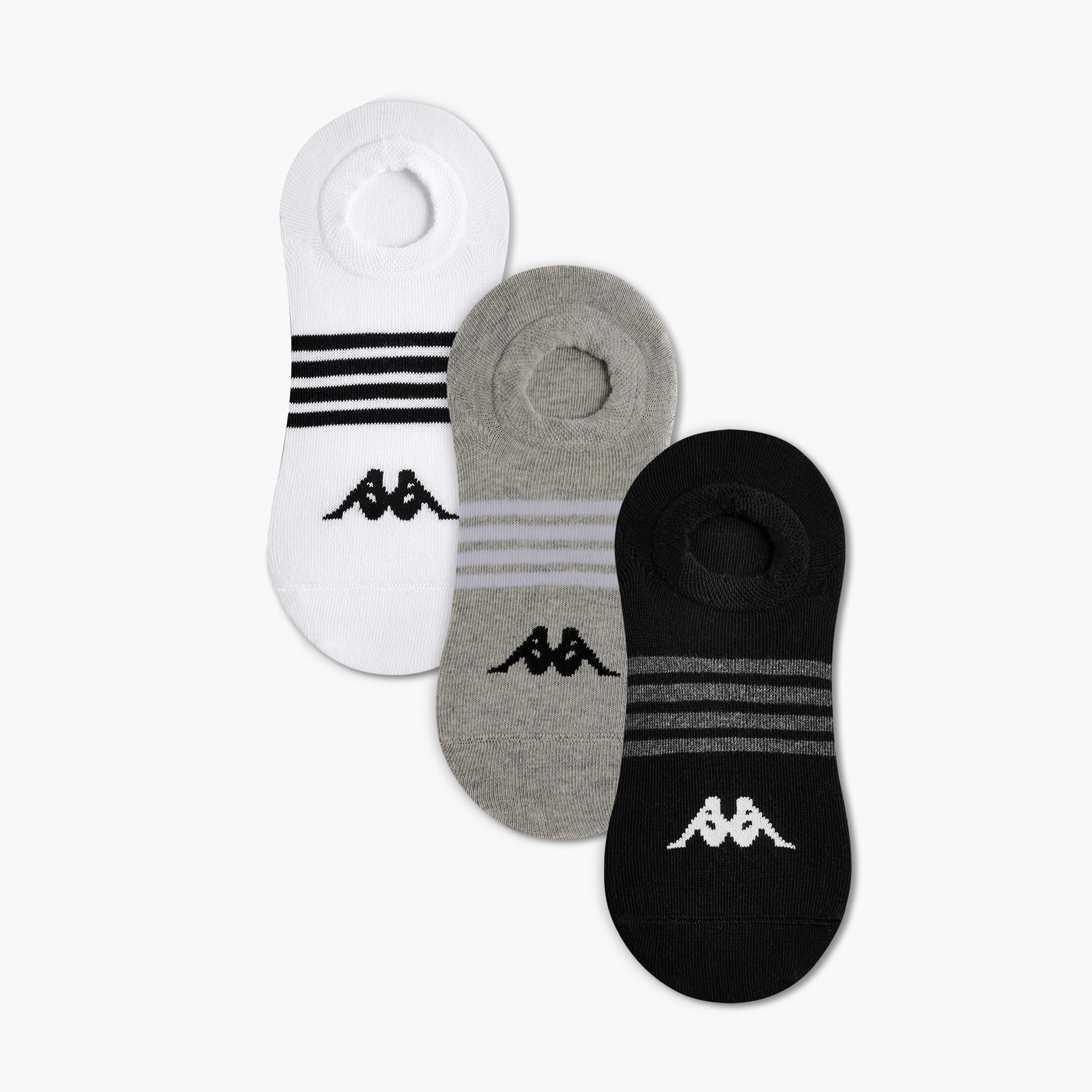 Kappa Men Invisible Socks - Set of 3-men-socks-image-1