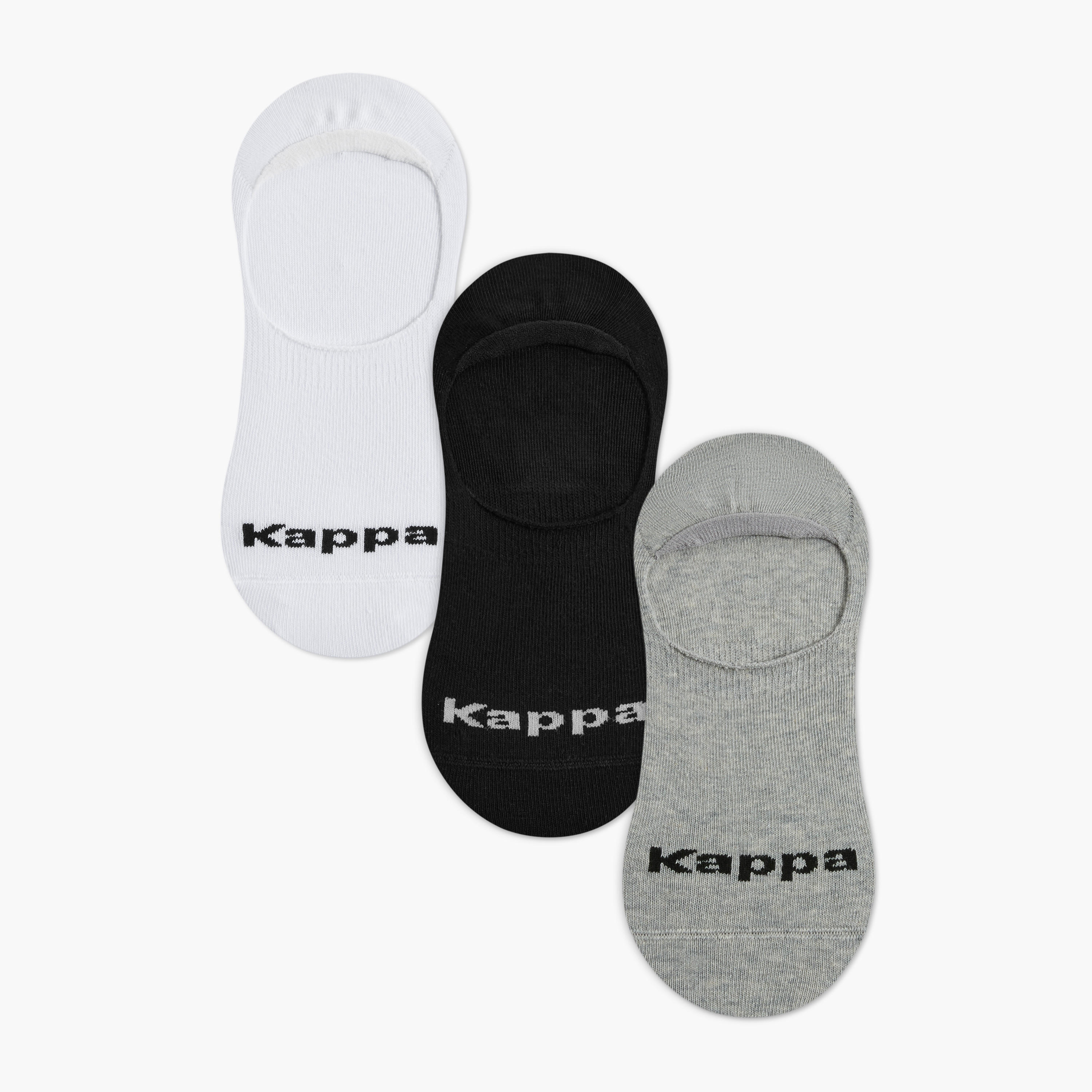 Kappa Men Invisible Socks - Set of 3-men-socks-image-1
