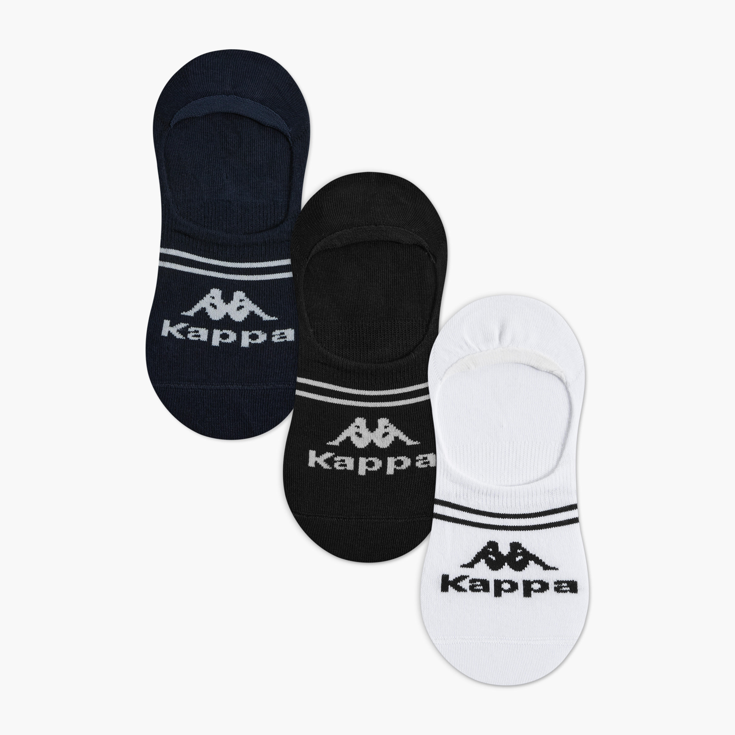 طقم جوارب مخفية 3 أزواج للرجال من كابا-men-socks-image-1