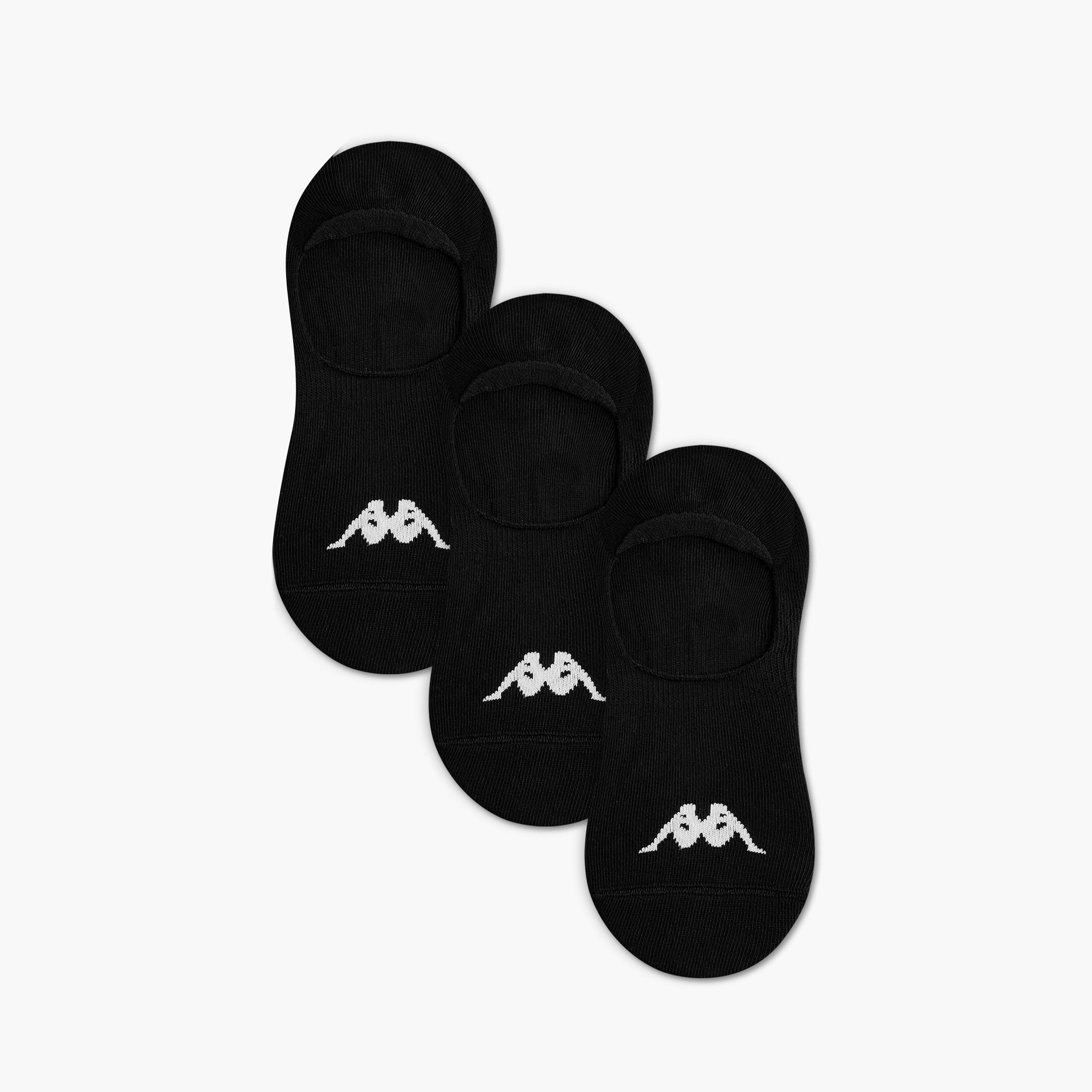 طقم جوارب غير مرئية بدون تيري 3 أزواج للرجال من كابا-men-socks-image-1