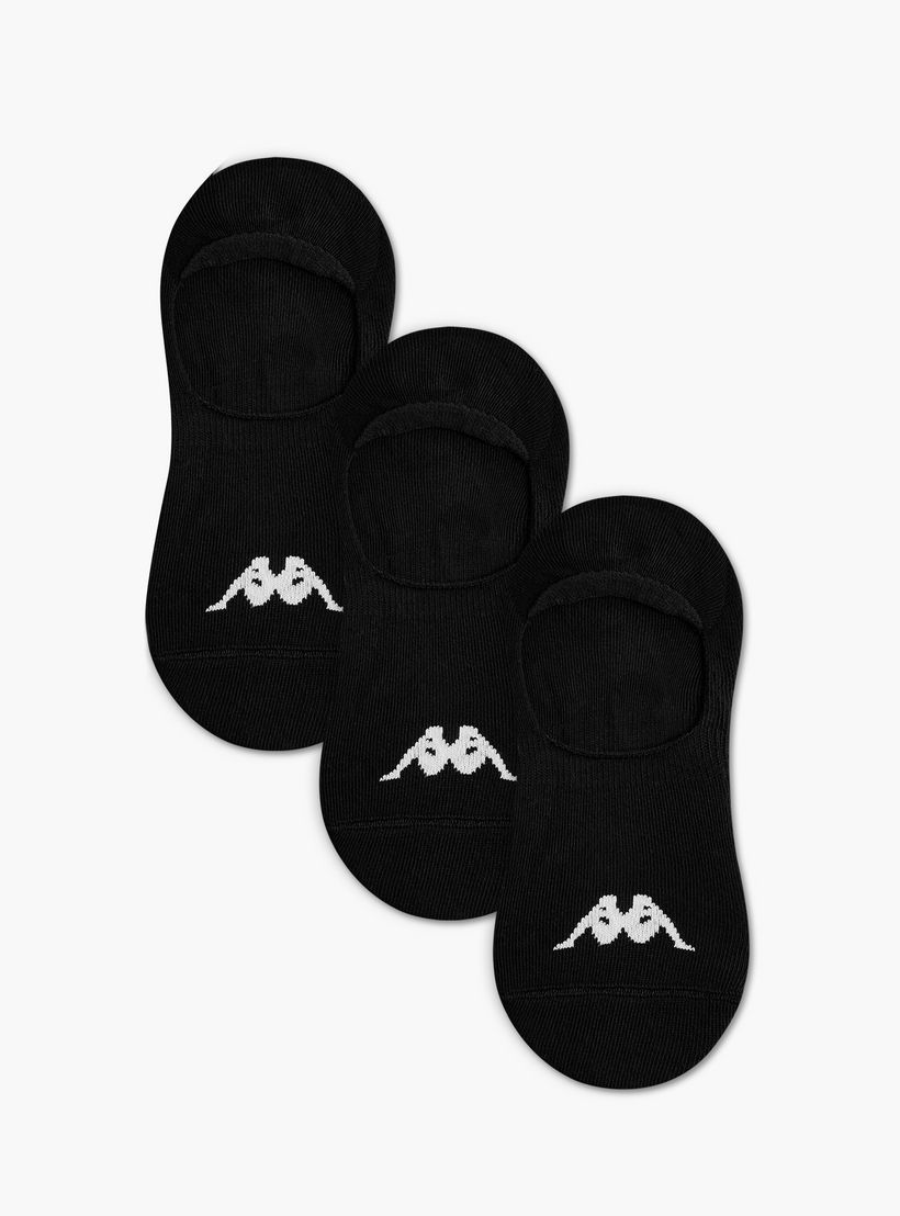 طقم جوارب غير مرئية بدون تيري 3 أزواج للرجال من كابا-men-socks-image-1