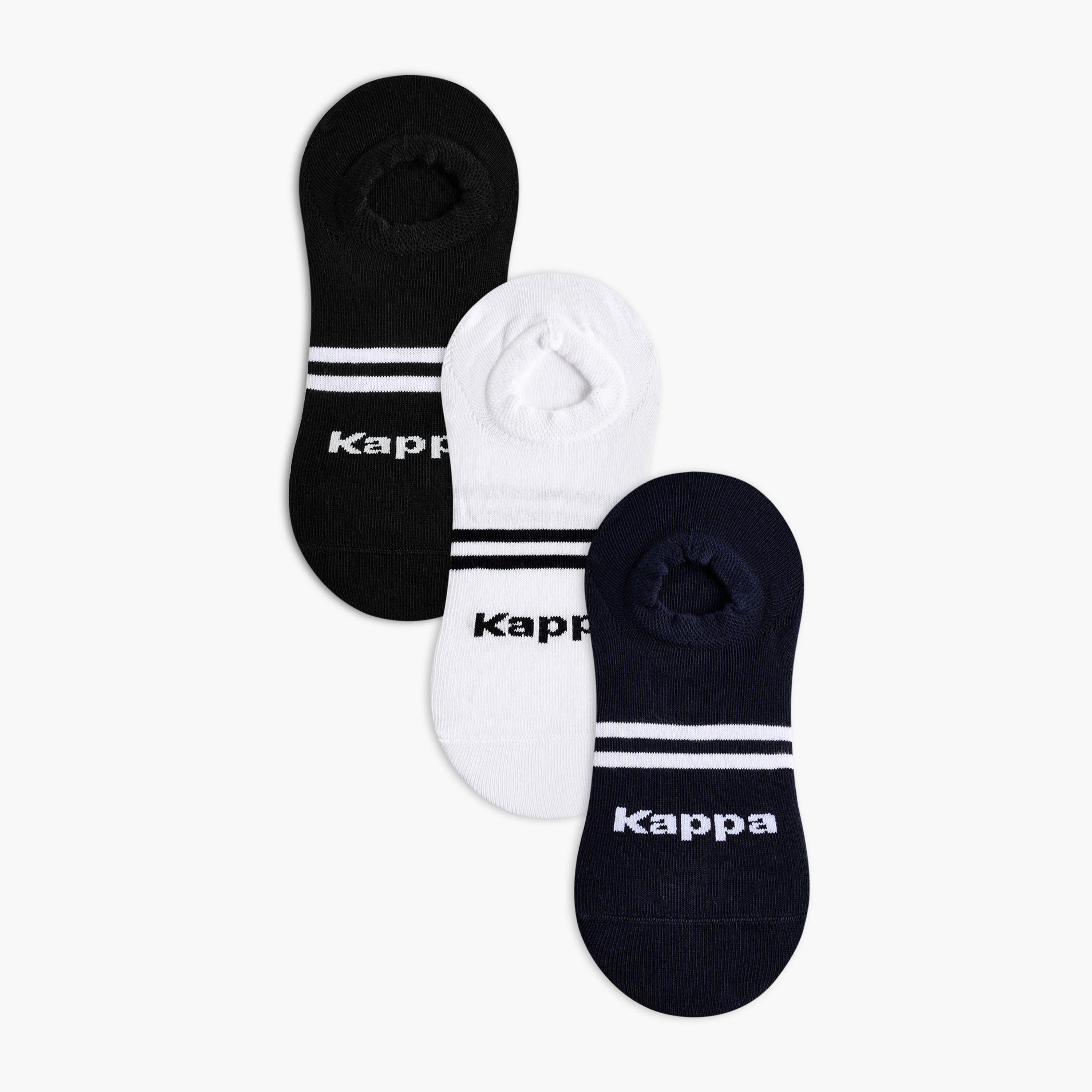 Kappa Men Invisible Socks - Set of 3-men-socks-image-1