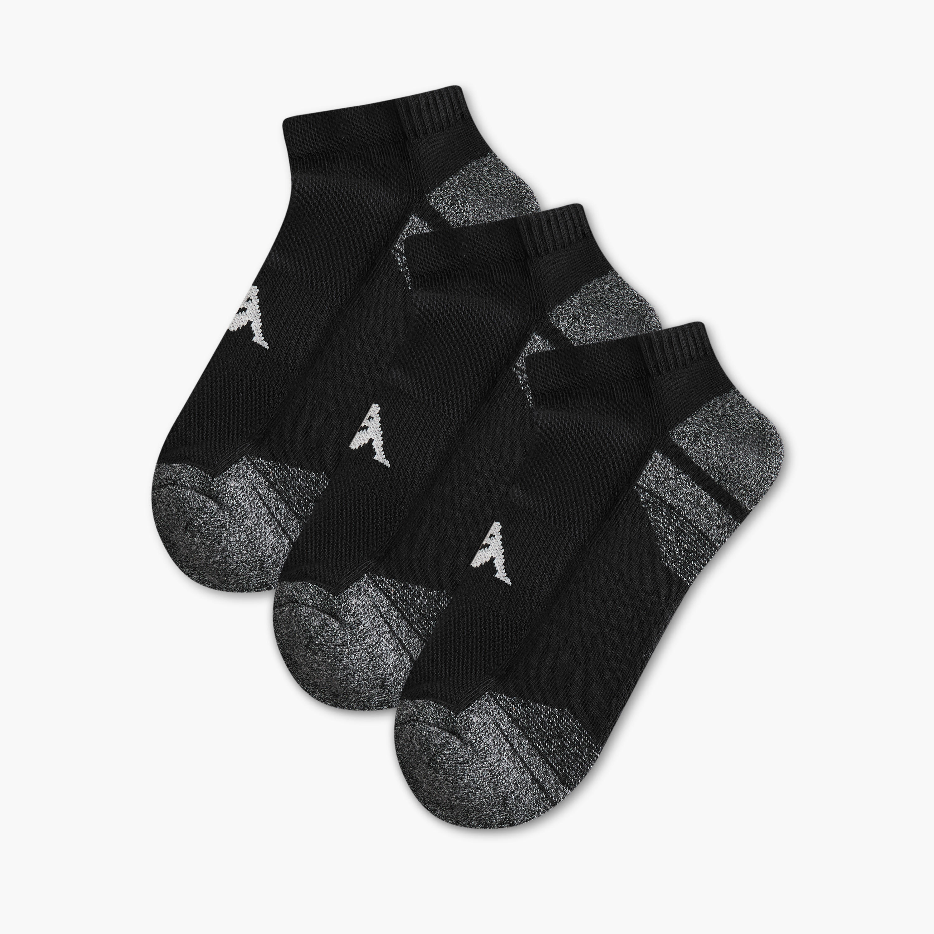 طقم جوارب نصف تيري 3 أزواج بطول الكاحل للرجال من كابا-men-socks-image-5
