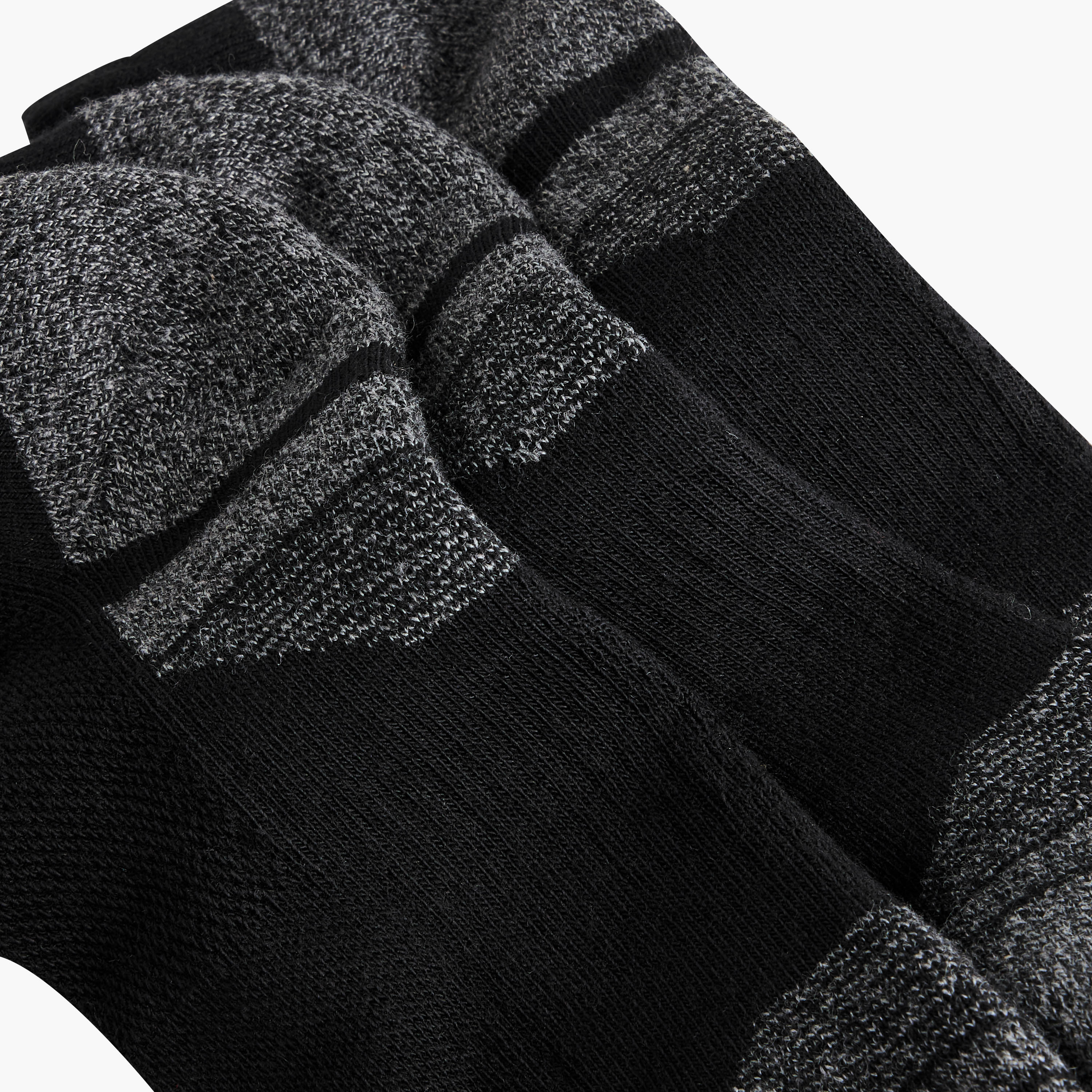طقم جوارب نصف تيري 3 أزواج بطول الكاحل للرجال من كابا-men-socks-image-2