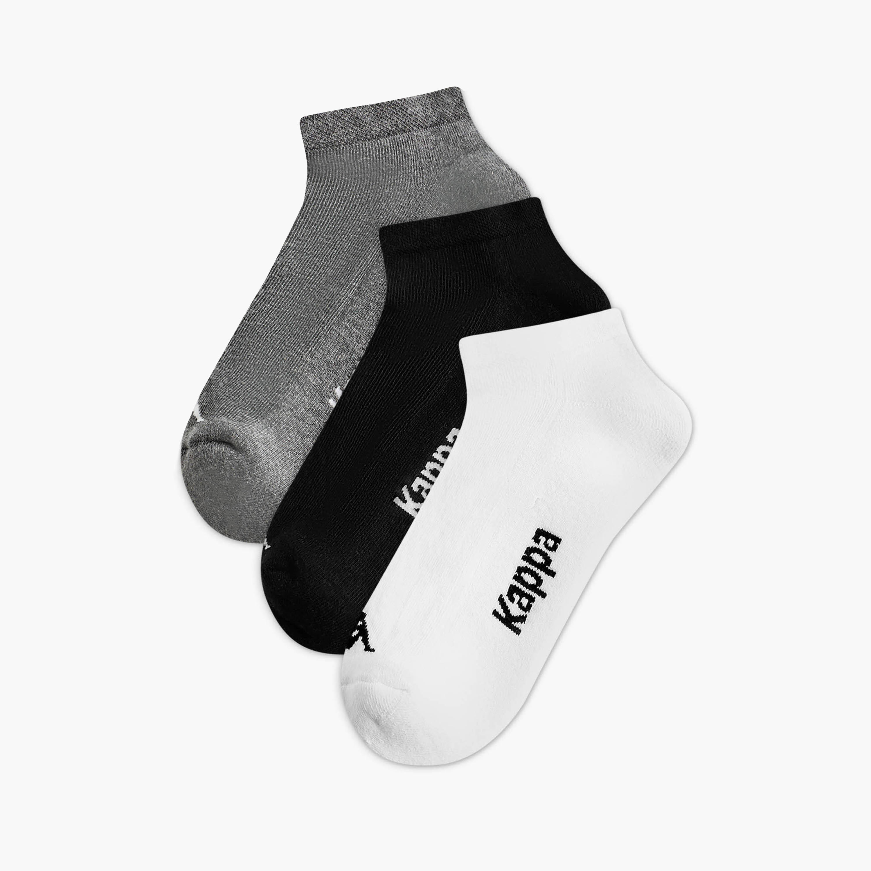 Kappa Men Ankle Length Socks Half Terry - Set of 3-men-socks-image-1