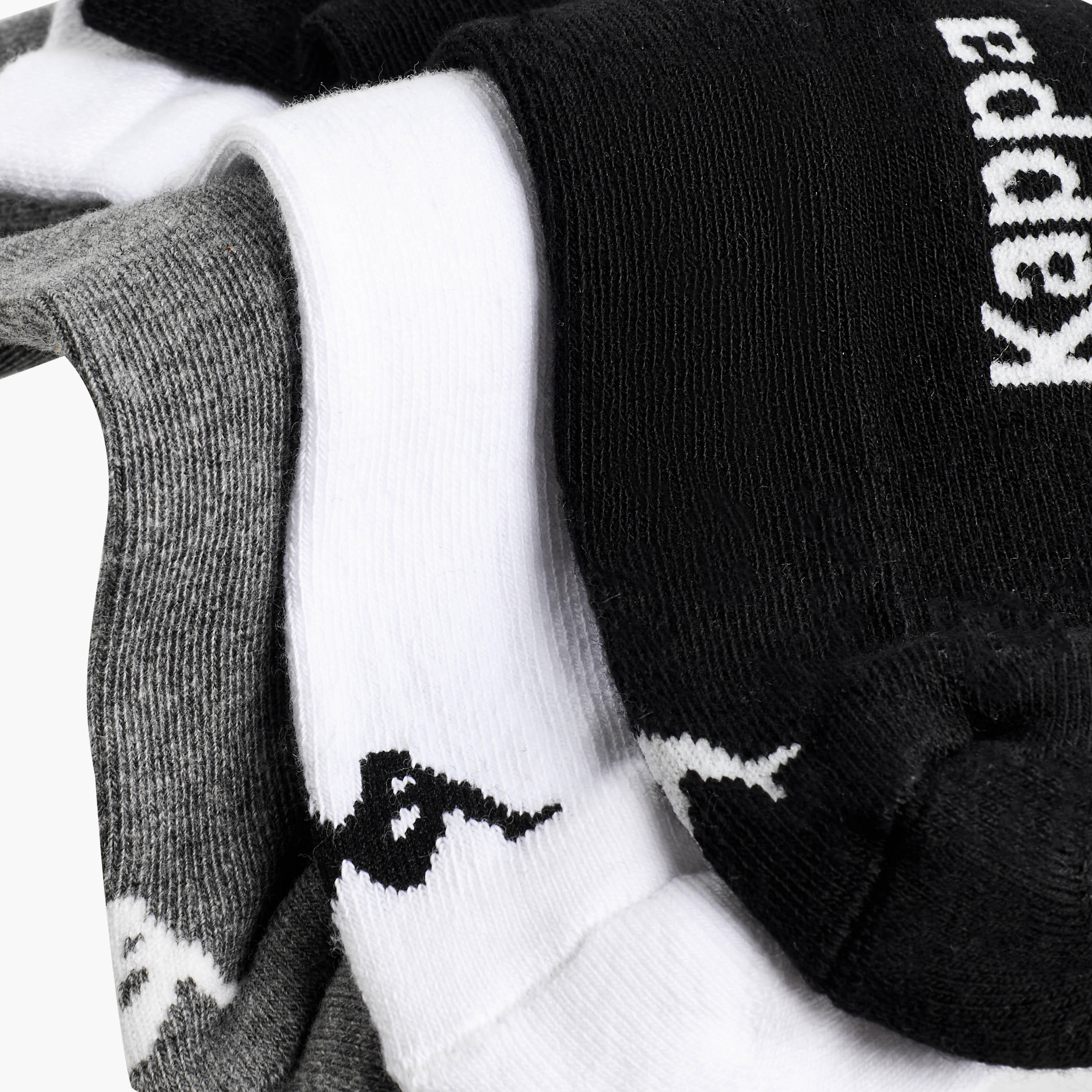 Kappa Men Ankle Length Socks Half Terry - Set of 3-men-socks-image-4
