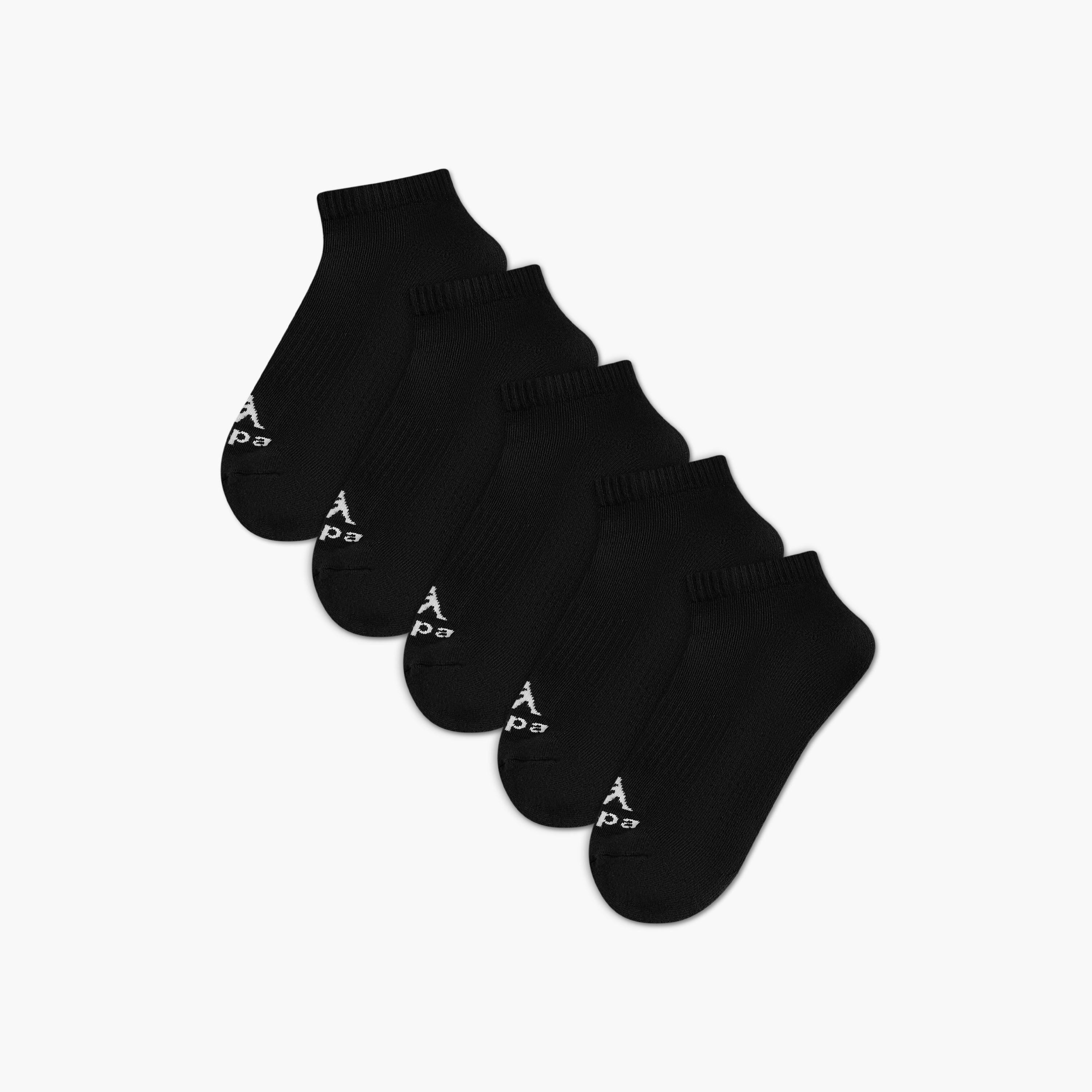 طقم جوارب 5 أزواج نصف تيري بطول الكاحل للرجال من كابا-men-socks-image-1