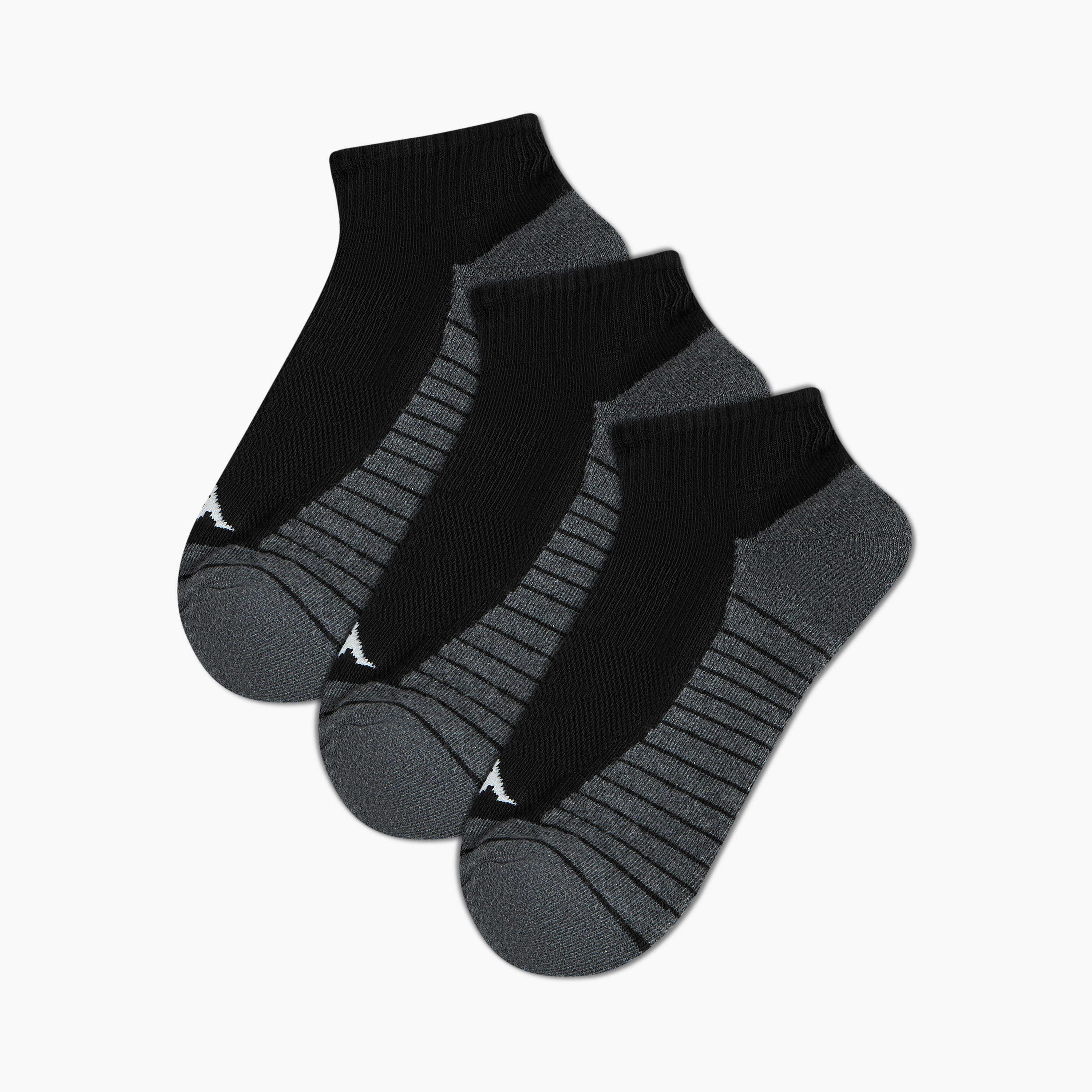 Kappa Men Socks Ankle Length Half Terry - Set of 3-men-socks-image-1