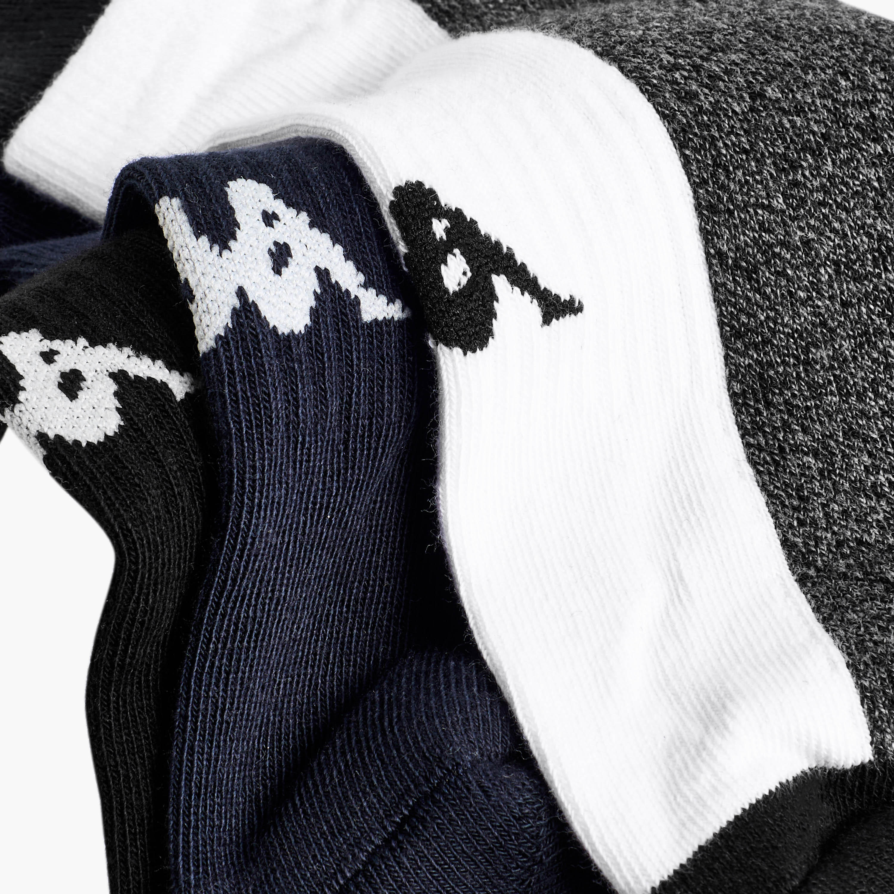 طقم جوارب نصف تيري 3 أزواج بطول الكاحل للرجال من كابا-men-socks-image-4