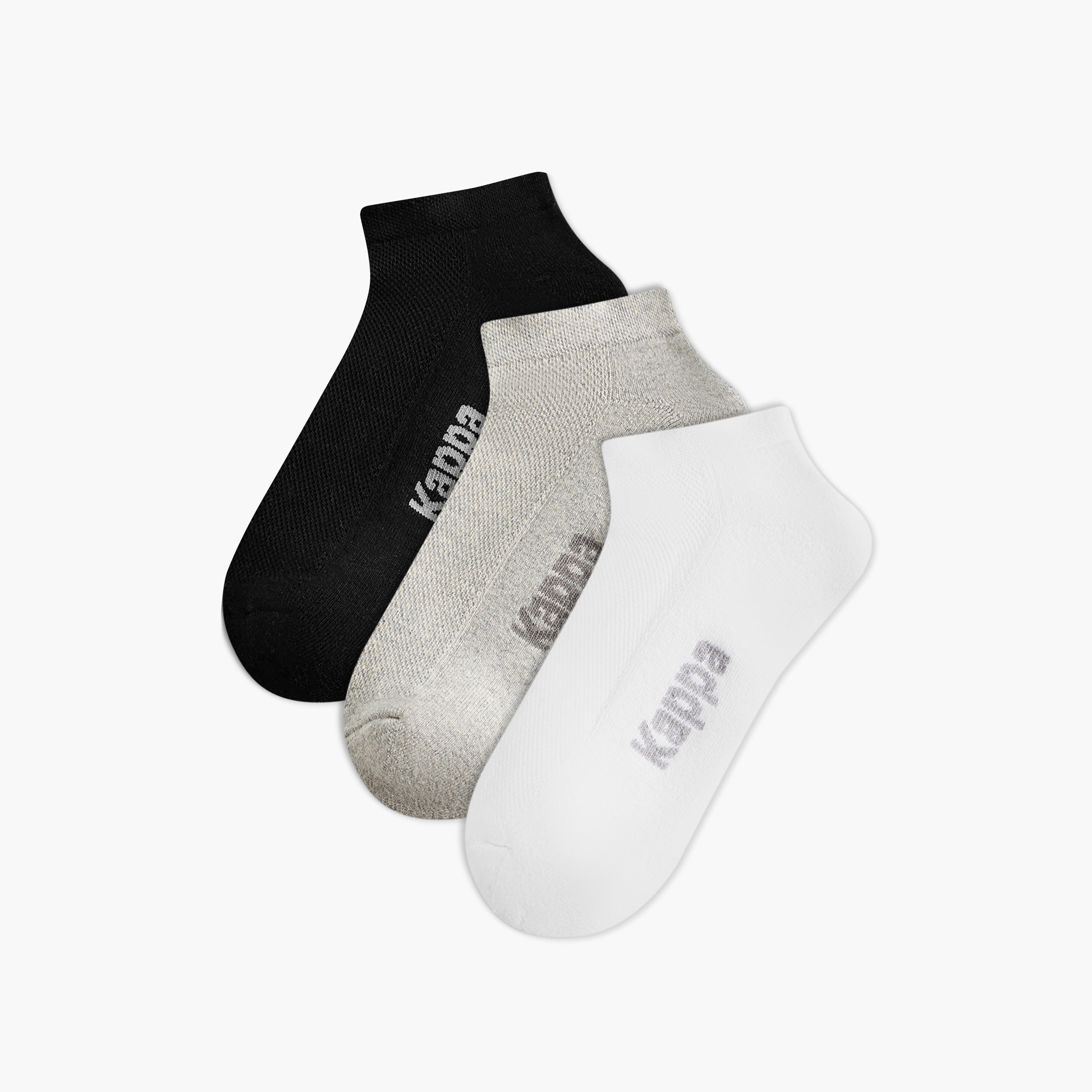 طقم جوارب نصف تيري 3 أزواج بطول الكاحل للرجال من كابا-men-socks-image-5