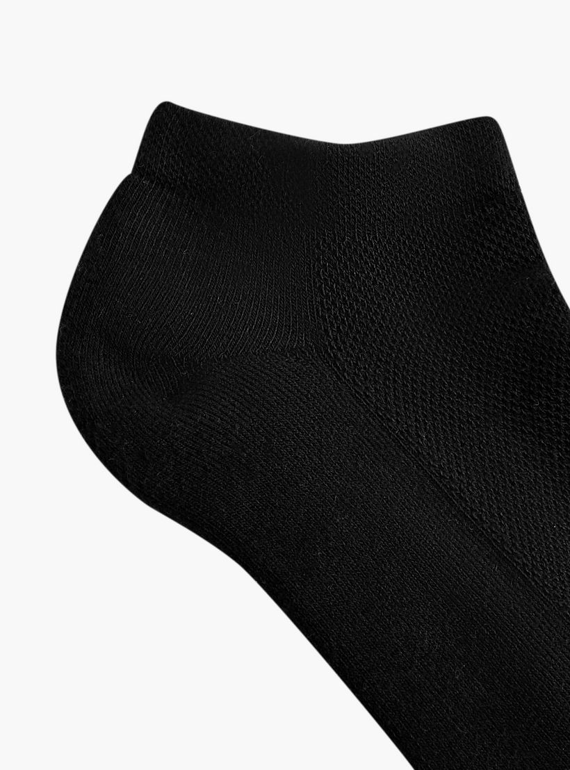 طقم جوارب نصف تيري 3 أزواج بطول الكاحل للرجال من كابا-men-socks-image-5