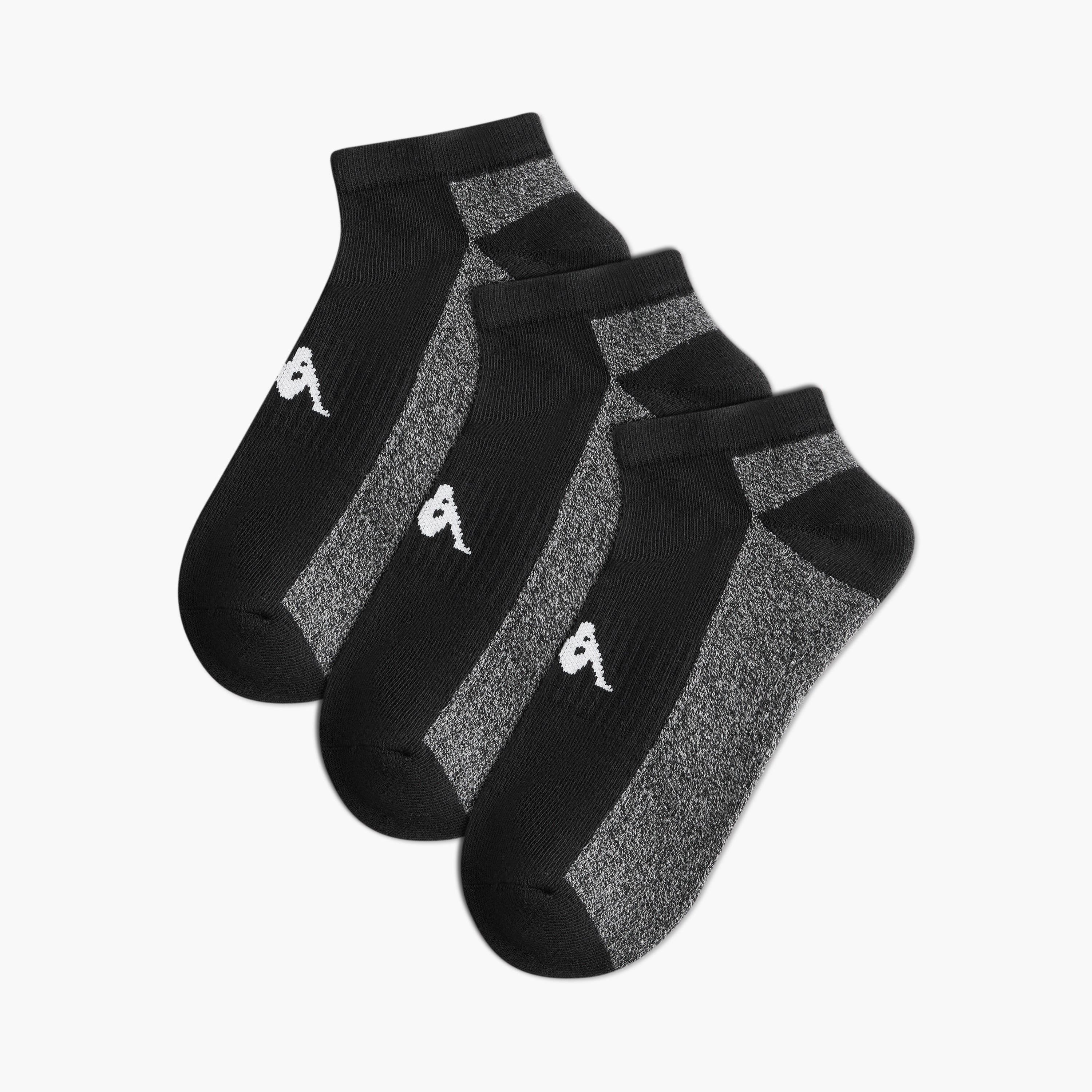 Kappa Men Socks Ankle Length Half Terry - Set of 3-men-socks-image-1