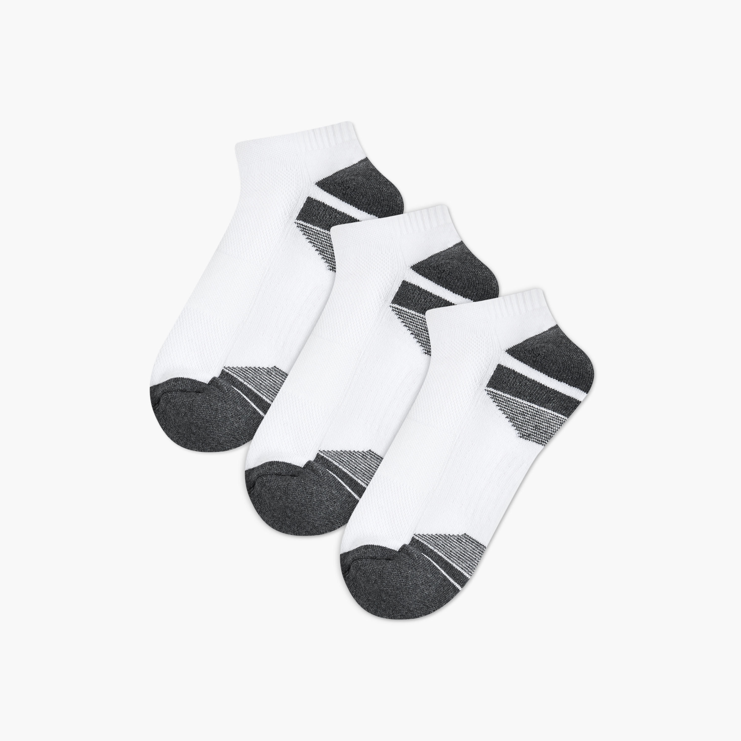 طقم جوارب نصف تيري 3 أزواج بطول الكاحل للرجال من كابا-men-socks-image-5