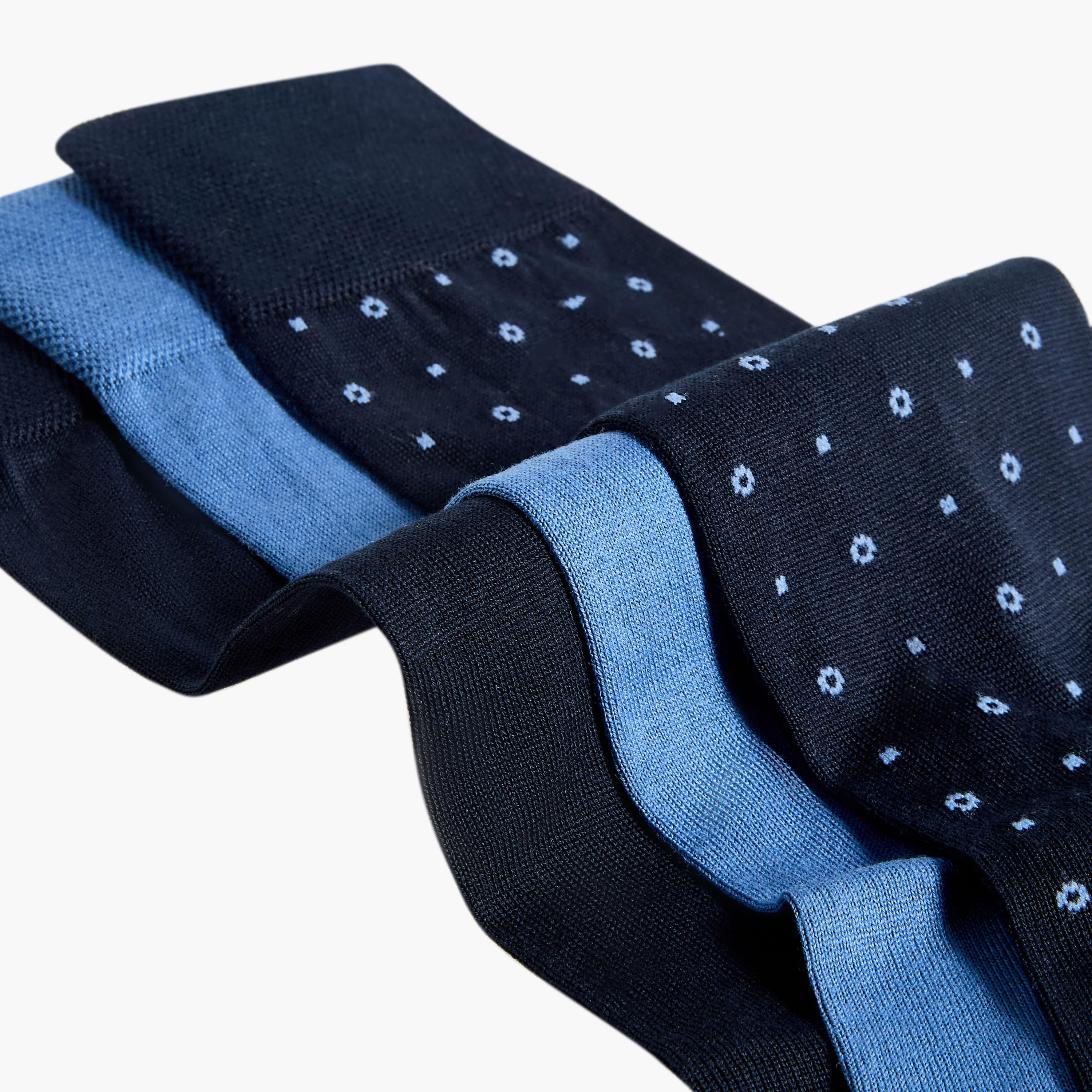 طقم جوارب 3 أزواج غير وبري بطول ربلة الساق للرجال-men-socks-image-2