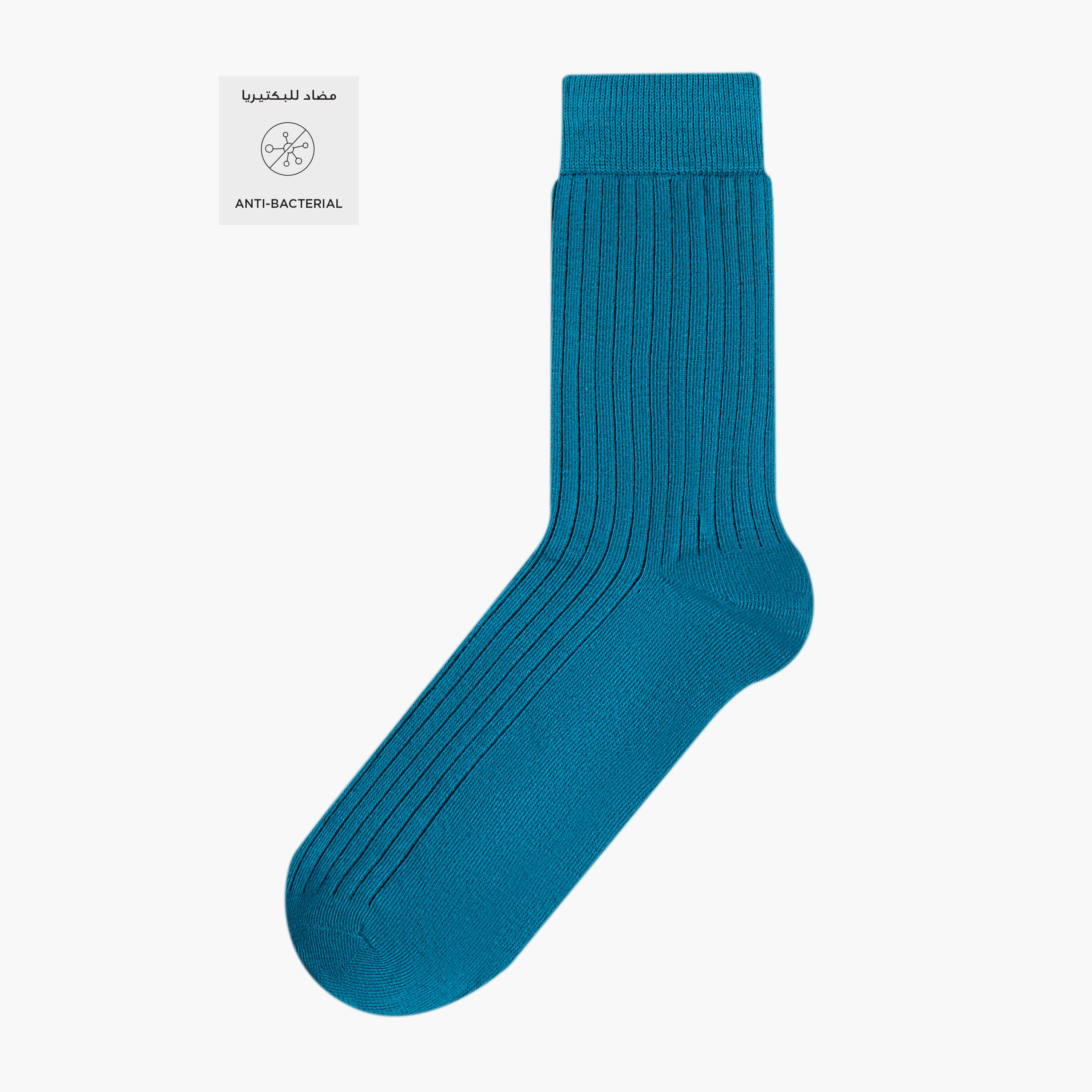 Men Non-Terry Crew Length Socks - Set of 3-men-socks-image-2
