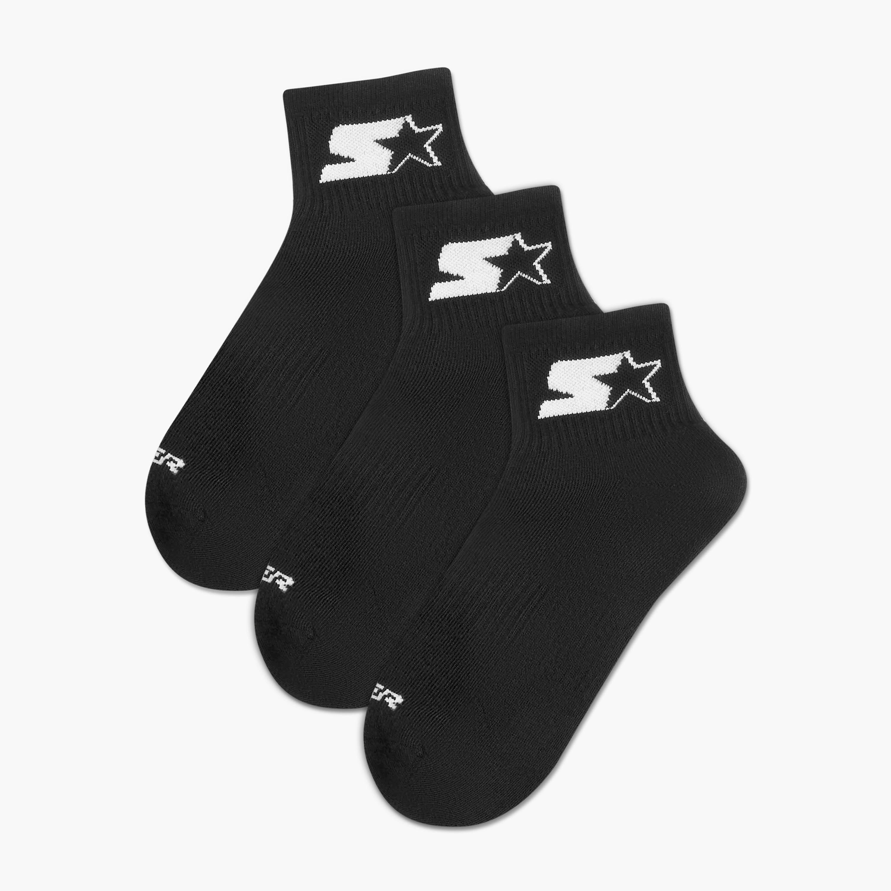 جوارب وبرية بطول متوسط للرجال من ستارتر - طقم من 3-men-socks-image-1