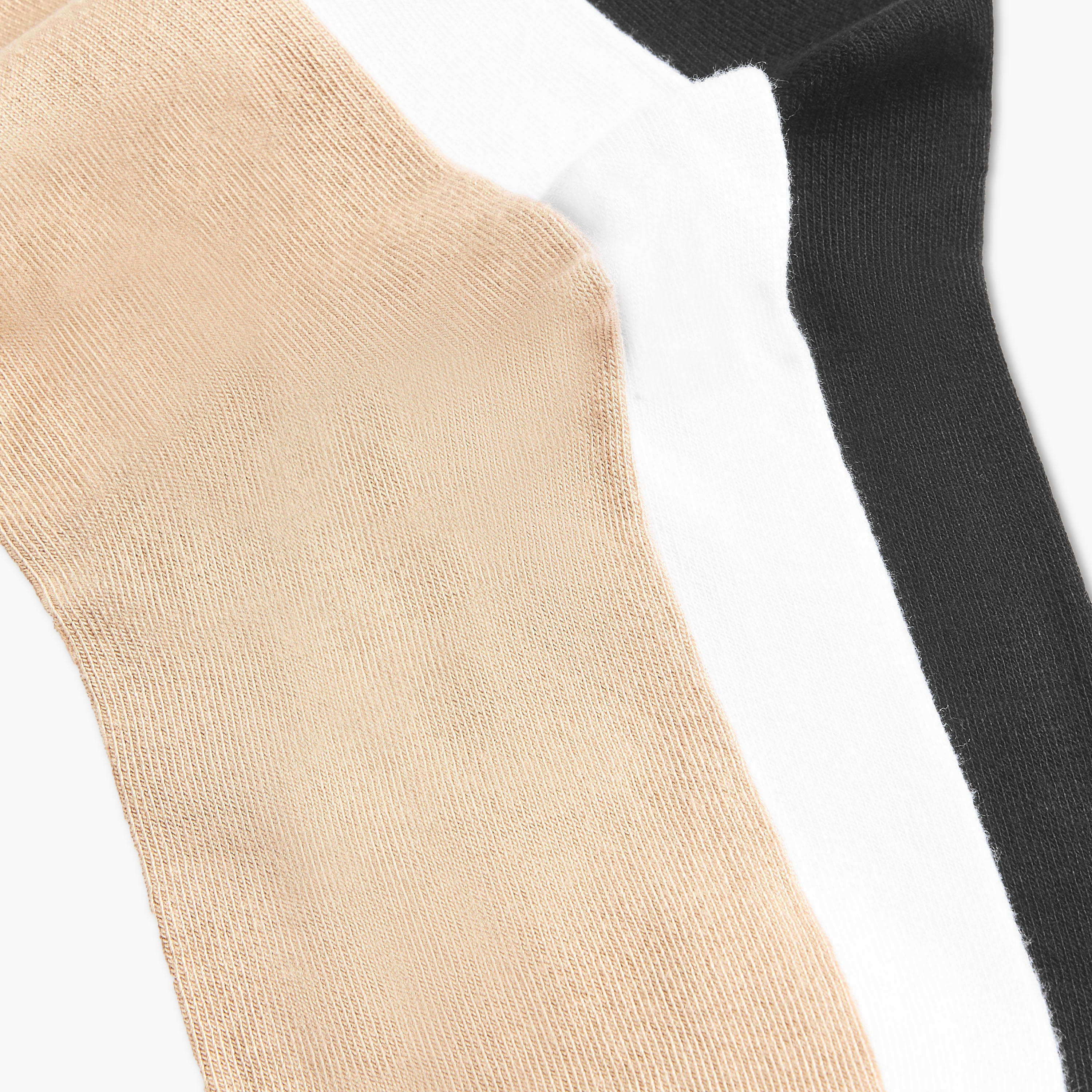 Men Crew Length Socks Non-Terry - Set of 3-men-socks-image-5