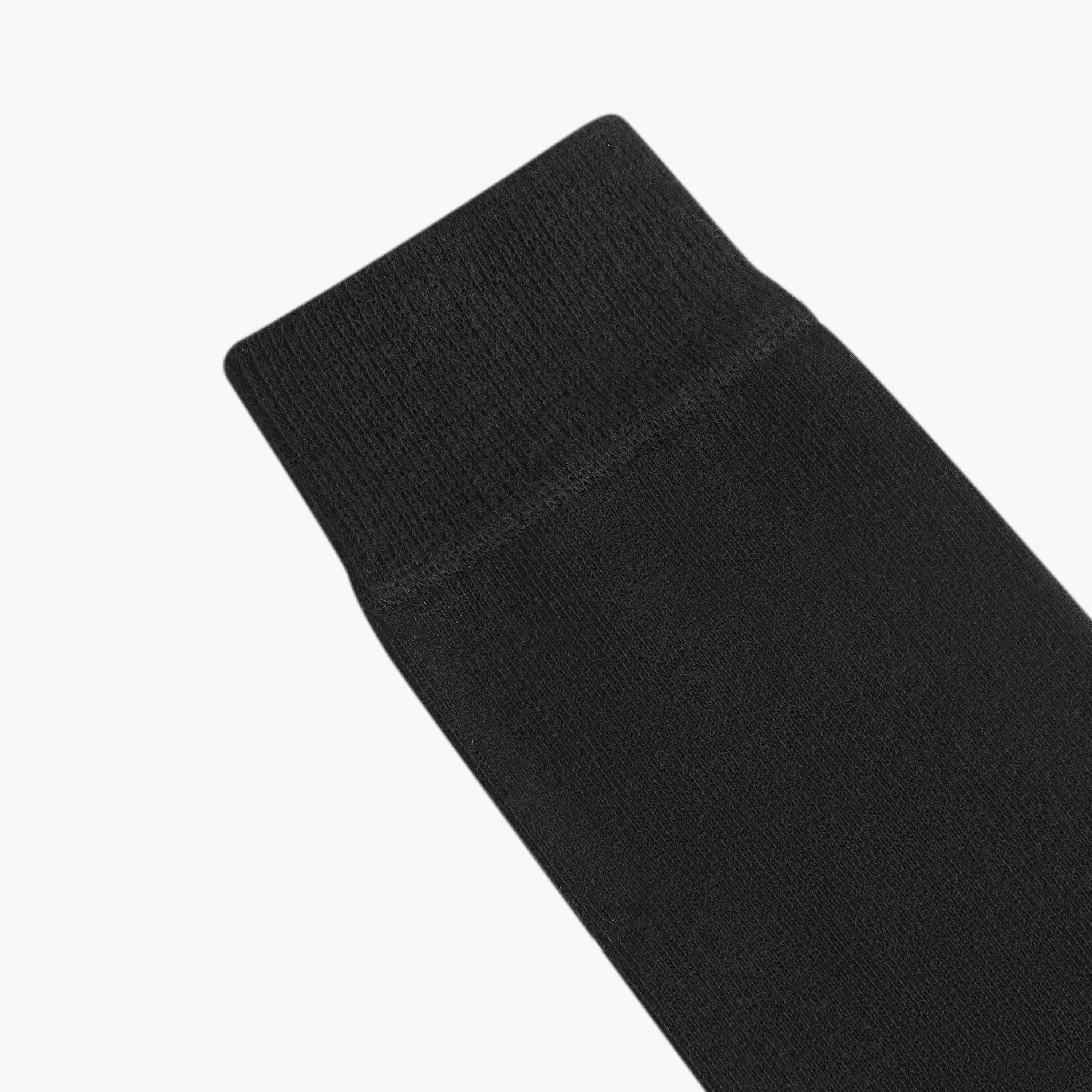 طقم جوارب رجالي 3 أزواج غير وبري بطول ربلة الساق-men-socks-image-3