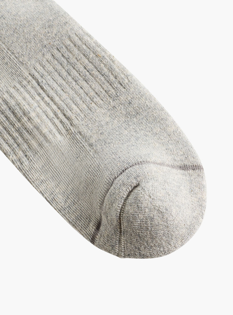 طقم جوارب نصف تيري 3 أزواج بطول الكاحل للرجال-men-socks-image-3