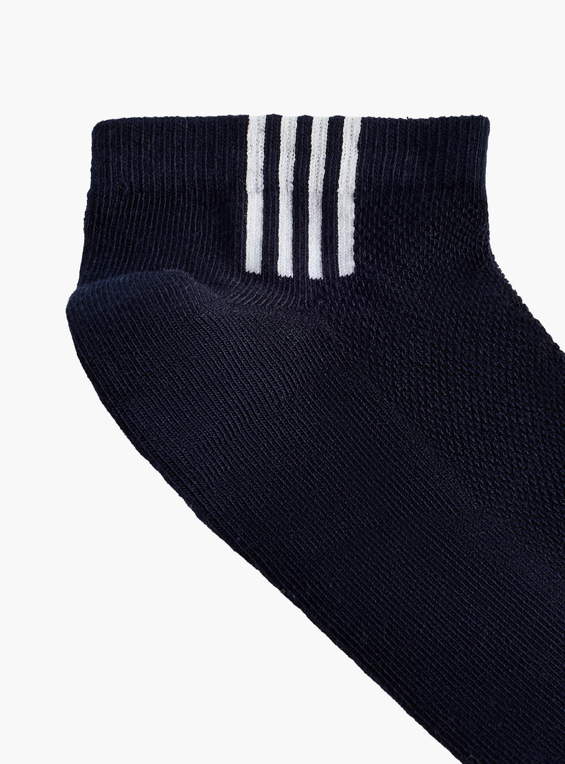 طقم جوارب طول الكاحل بدون تيري 5 أزواج للرجال-men-socks-image-5