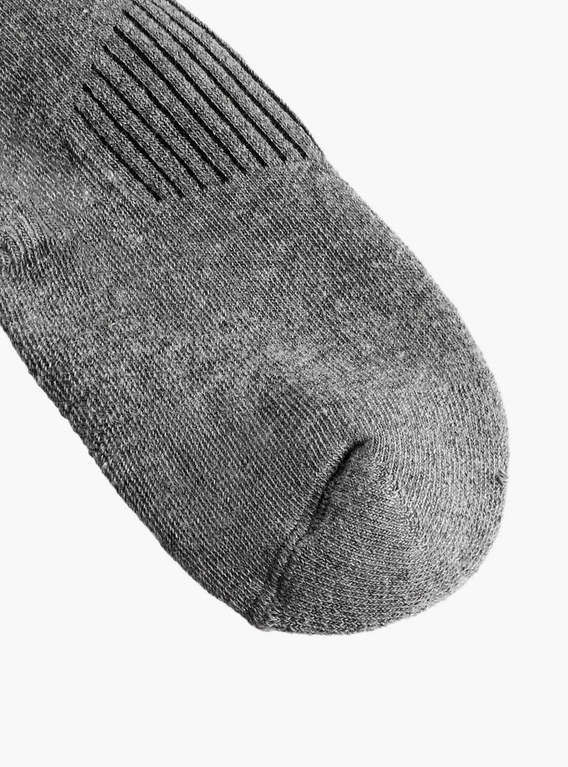 طقم جوارب نصف تيري 3 أزواج بطول الكاحل للرجال-men-socks-image-3