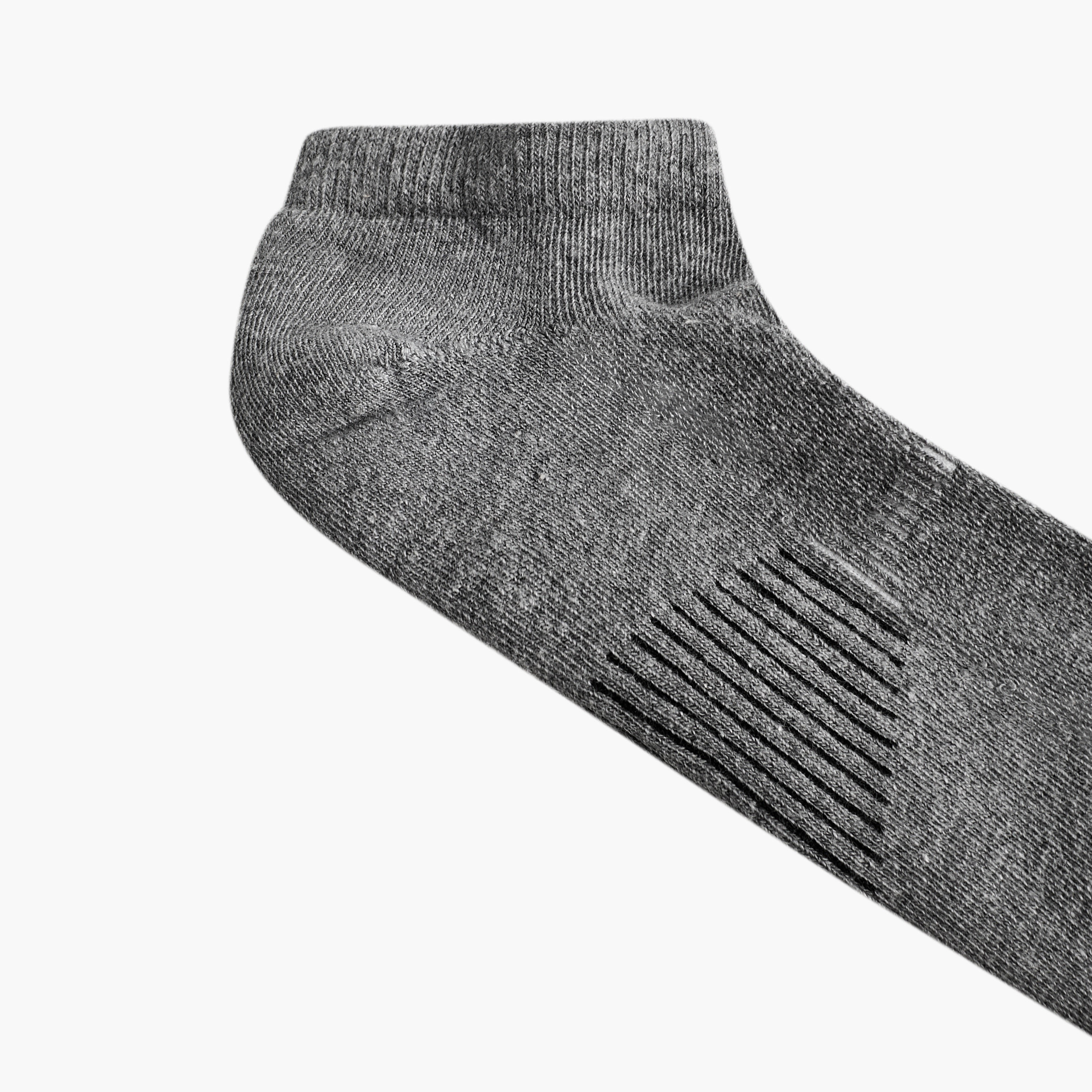 طقم جوارب نصف تيري 3 أزواج بطول الكاحل للرجال-men-socks-image-1