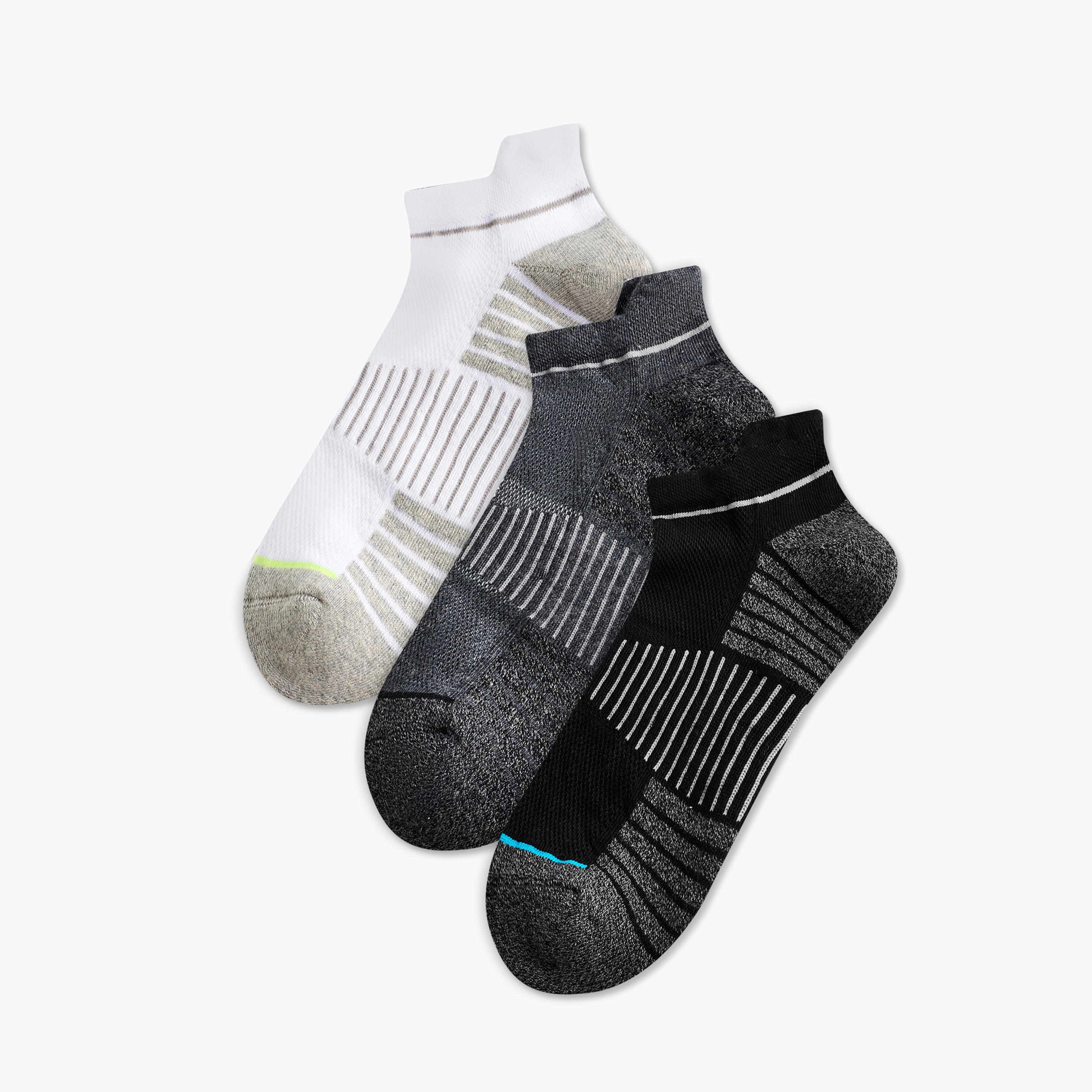 Men Socks Ankle Length Half Terry - Set of 3-men-socks-image-1