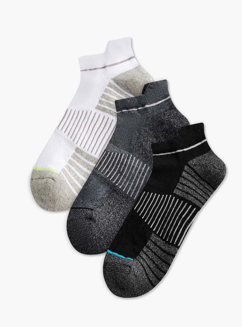 Men Socks Ankle Length Half Terry - Set of 3-men-socks-image-1