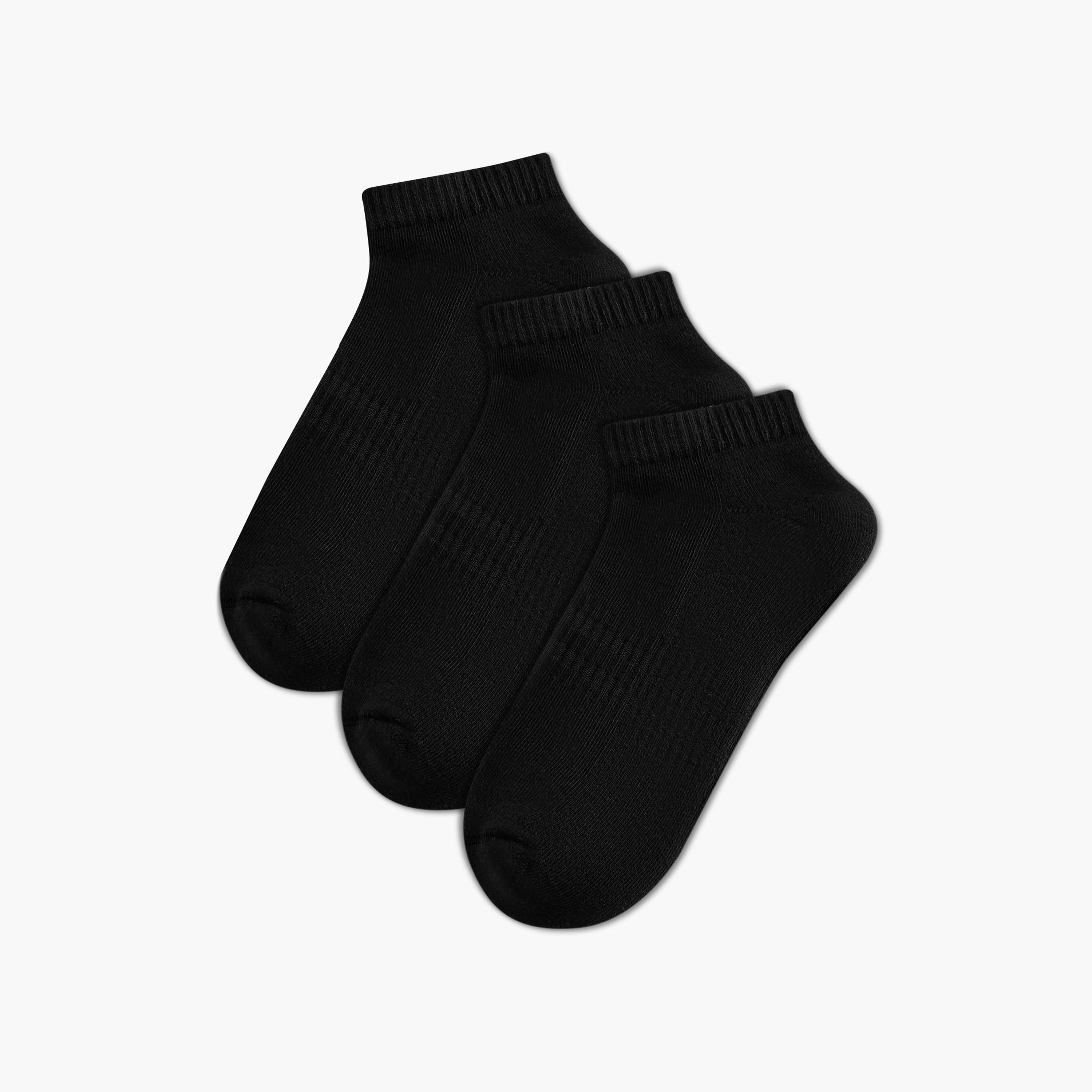 جوارب طول الكاحل نصف تيري للرجال - طقم من 3-men-socks-image-5