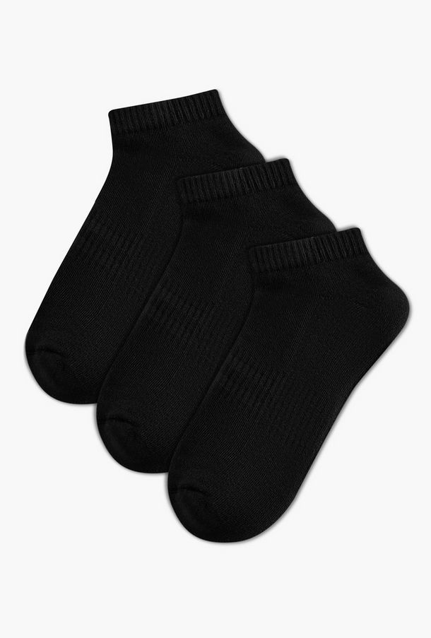 Men Socks Ankle Length Half Terry - Set of 3-men-socks-image-1