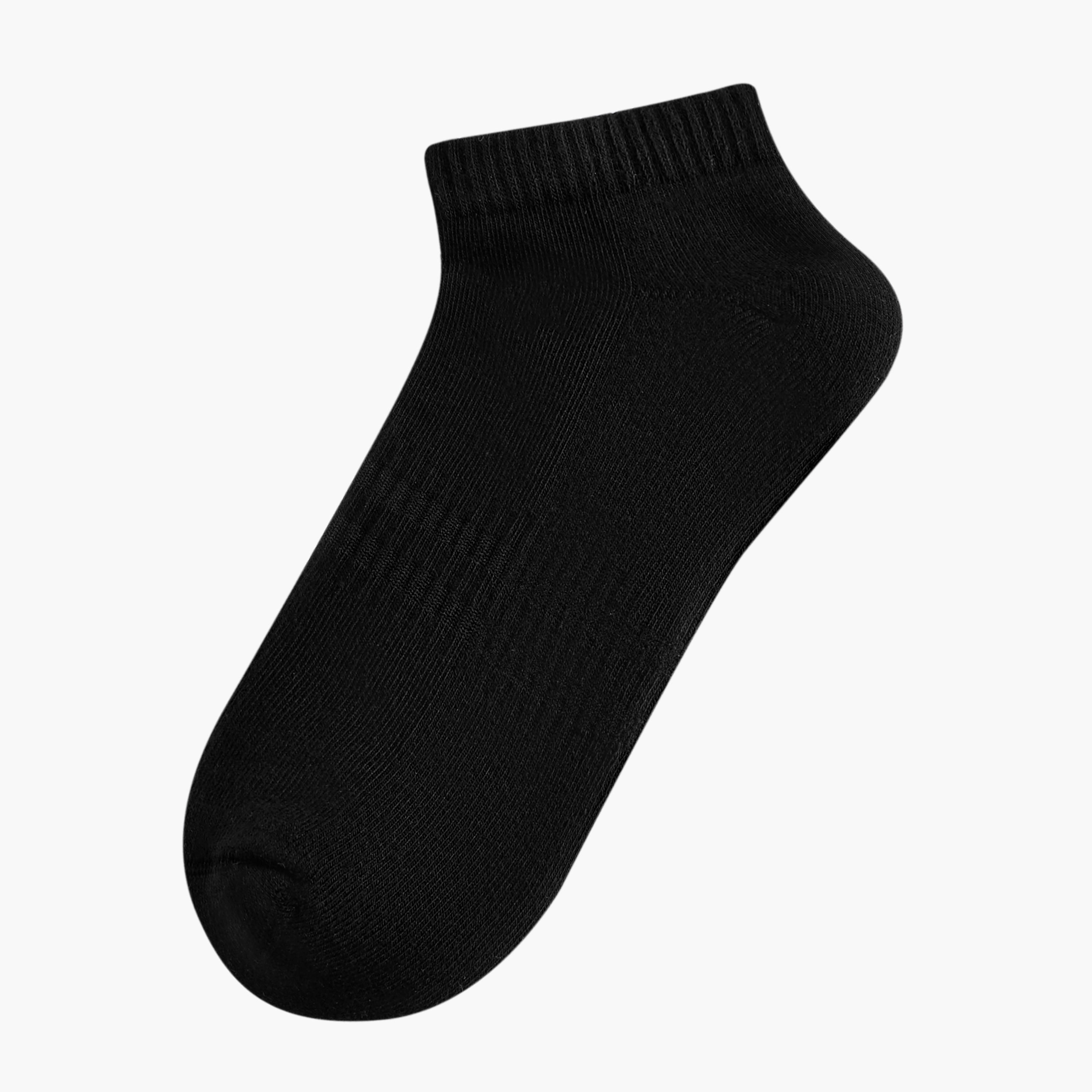 جوارب طول الكاحل نصف تيري للرجال - طقم من 3-men-socks-image-4