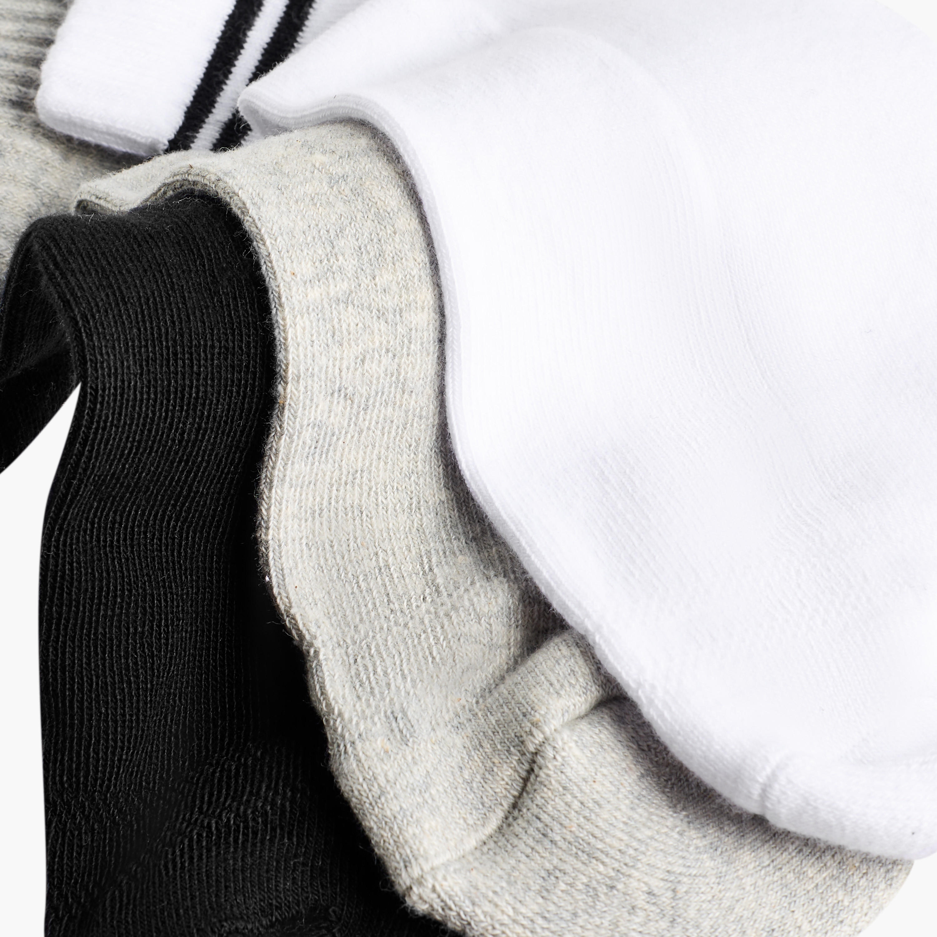 جوارب طول الكاحل نصف تيري للرجال - طقم من 3-men-socks-image-4